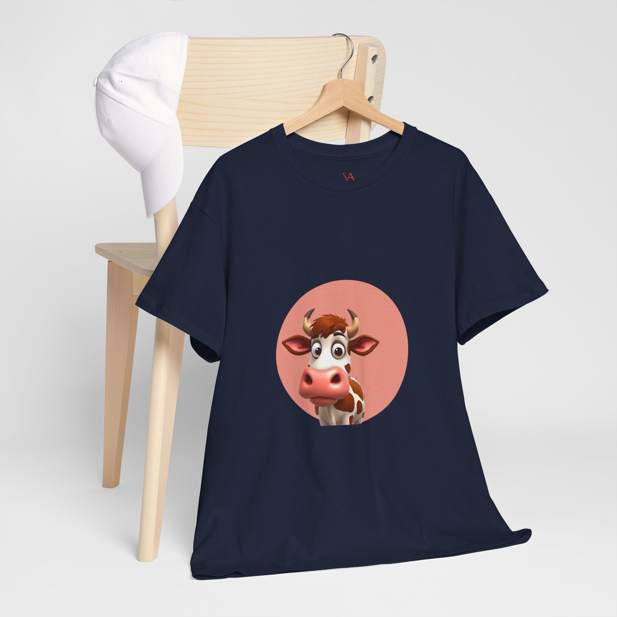 Adorable Cute Cow Unisex T‑Shirt