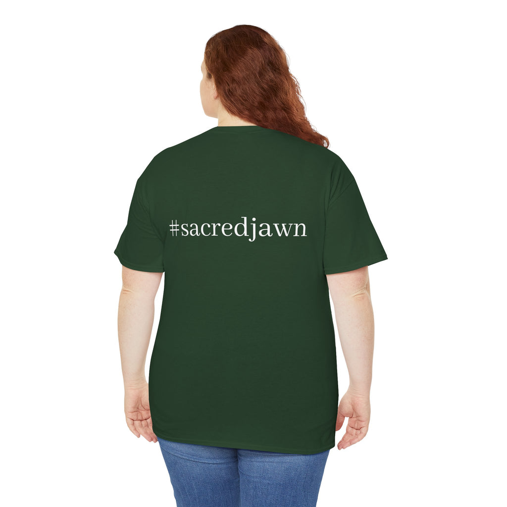 Sacred Salon & Spa - Forest Green - RoundNeck - Design1