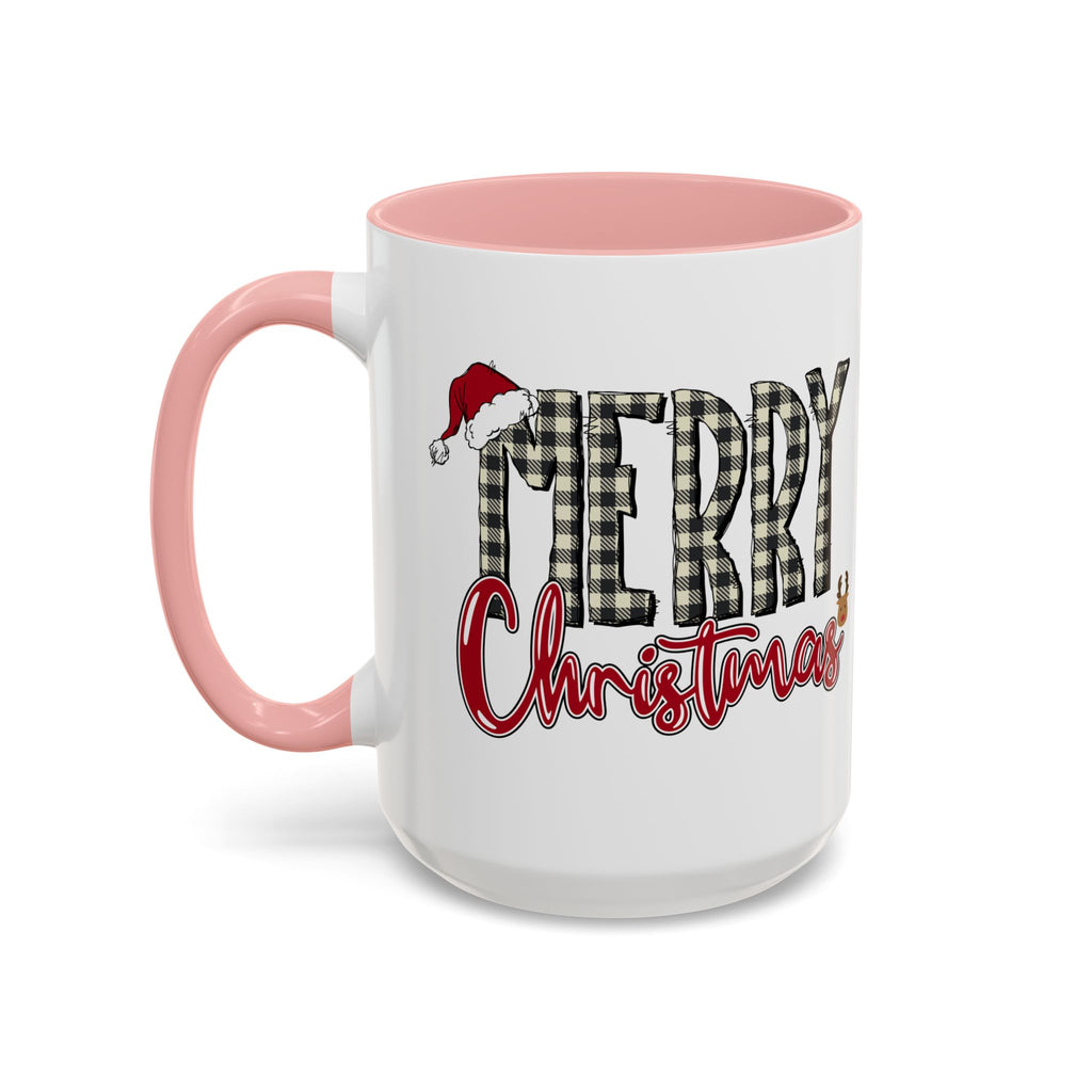 Merry Christmas Plaid Accent Coffee Mug (11/15oz)