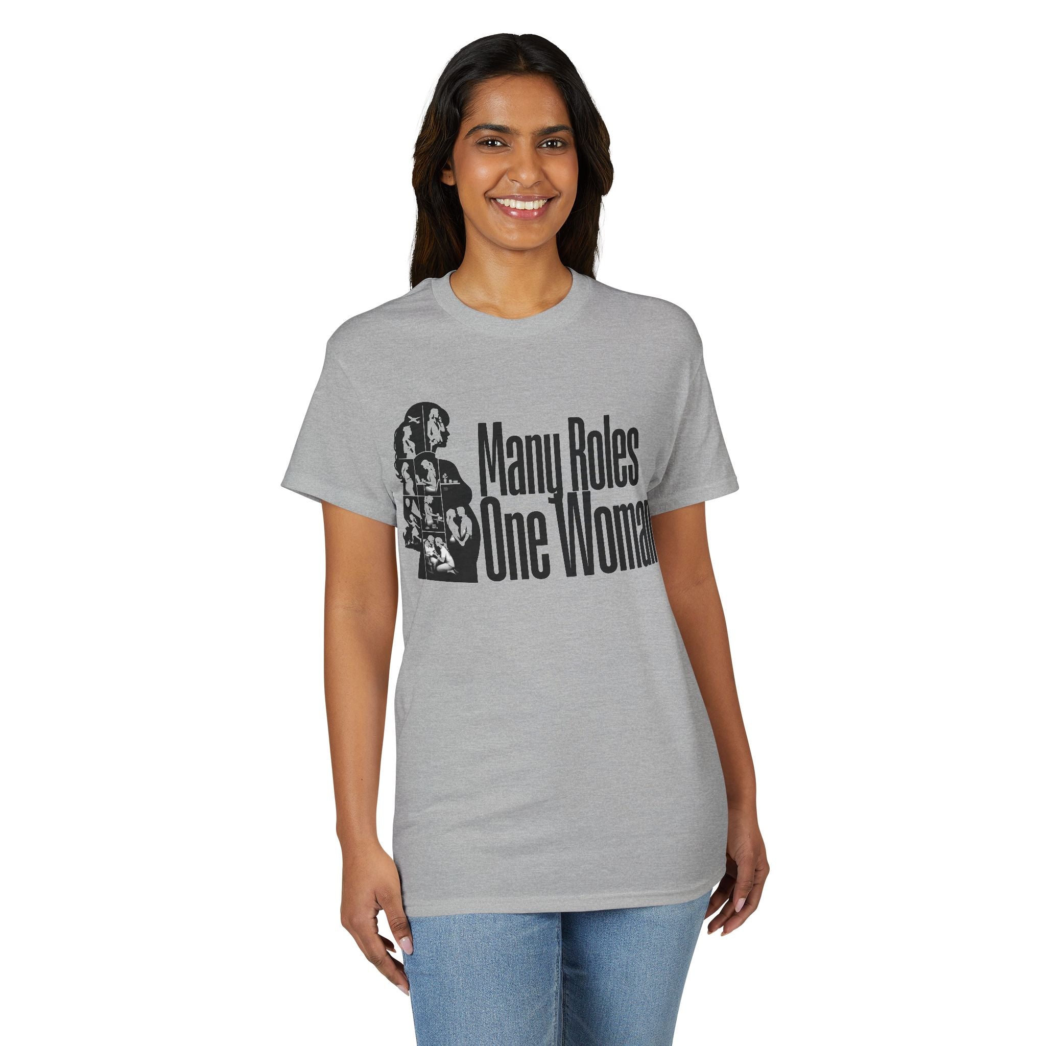 Many Roles, One Woman T-Shirt — Women's Multitasker Pride Tee