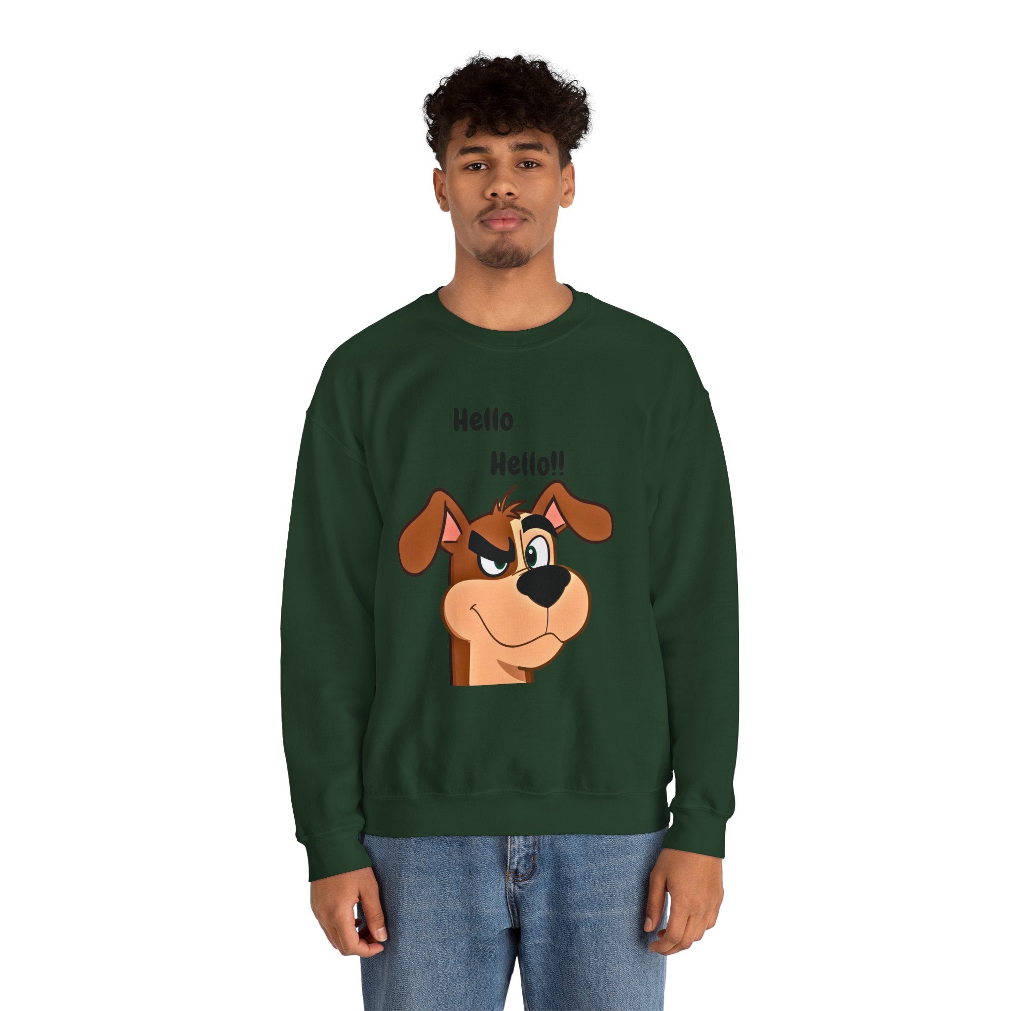 Funny Dog Graphic Crewneck Sweatshirt | Unisex