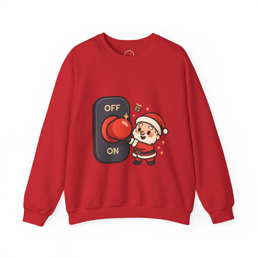 Santa’s Magic Button Holiday Sweatshirt