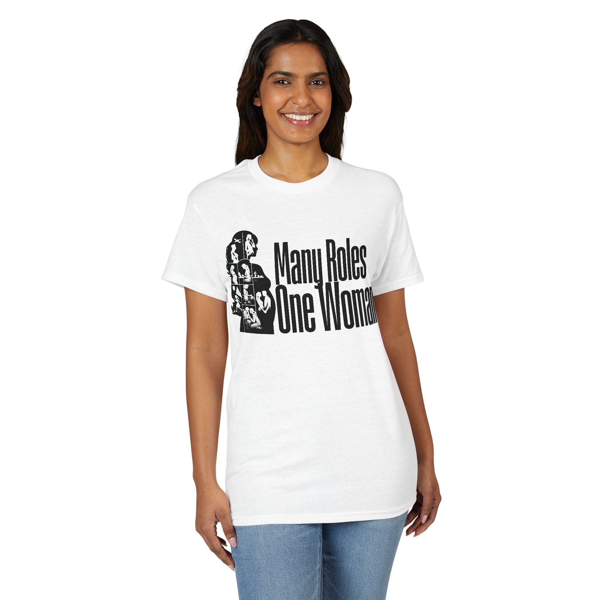 Many Roles, One Woman T-Shirt — Women's Multitasker Pride Tee