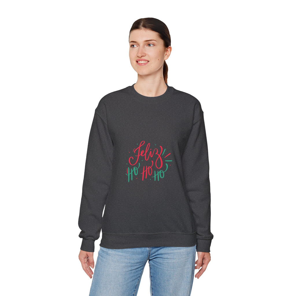 Christmas Ho Ho Ho Crewneck Sweatshirt — Festive Holiday Sweatshirt