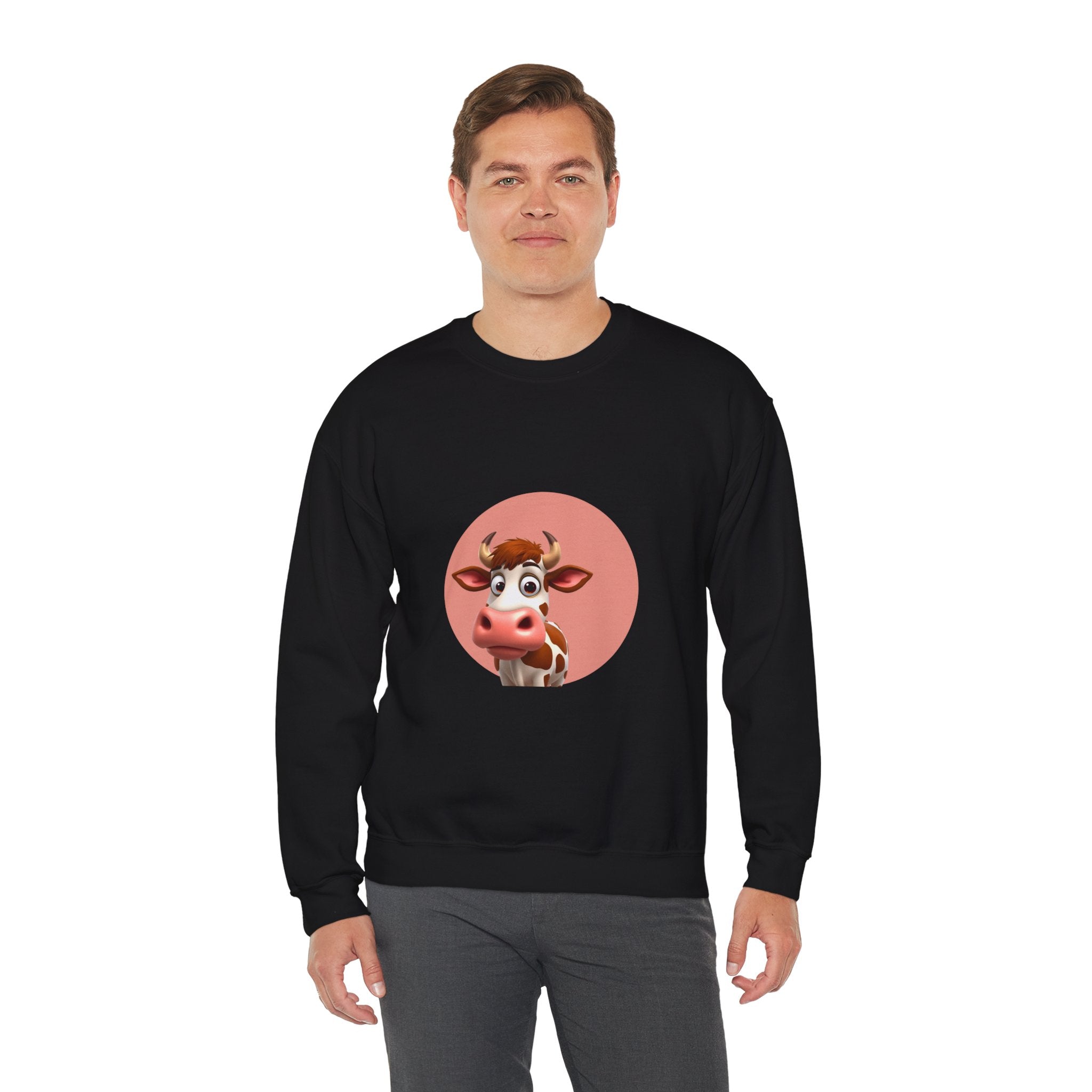 Cute Cow Sweatshirt Unisex