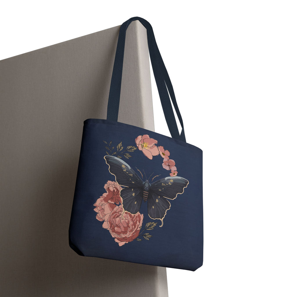 Floral Butterfly Tote Bag
