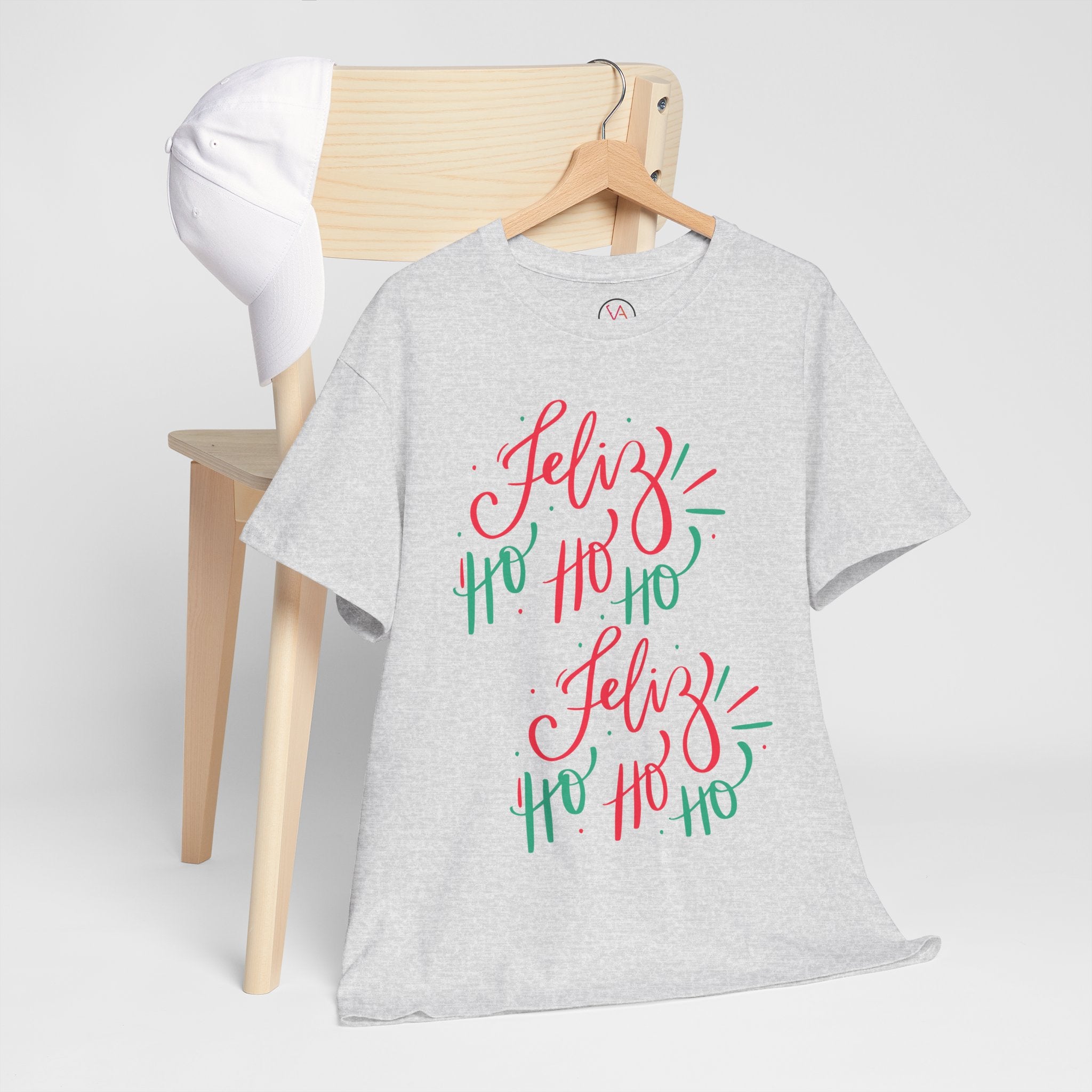 Feliz Ho Ho Ho Christmas T-Shirt – Festive Spanish Holiday Tee