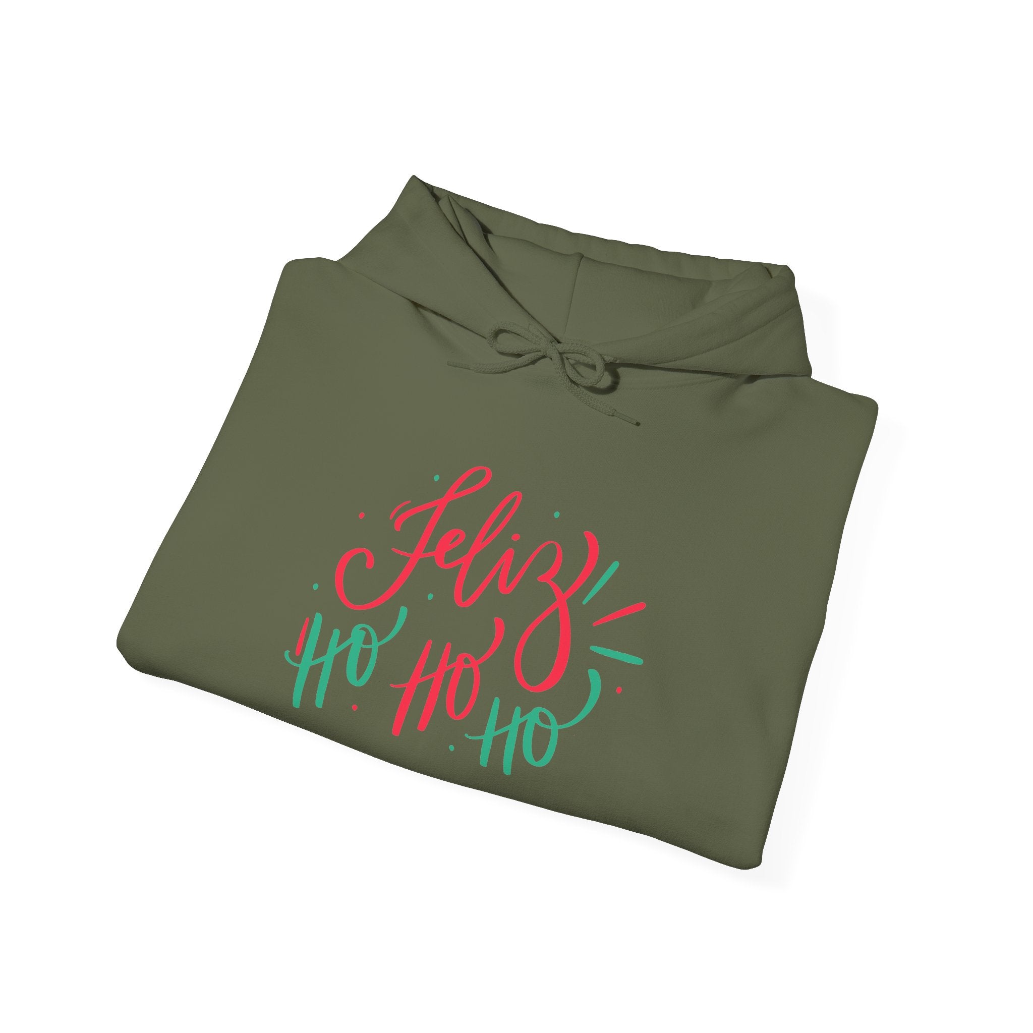 Feliz Ho Ho Ho Holiday Hoodie — Festive Spanish Christmas Sweatshirt