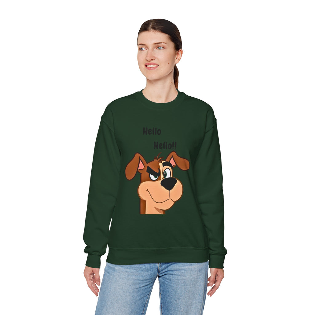 Funny Dog Graphic Crewneck Sweatshirt | Unisex