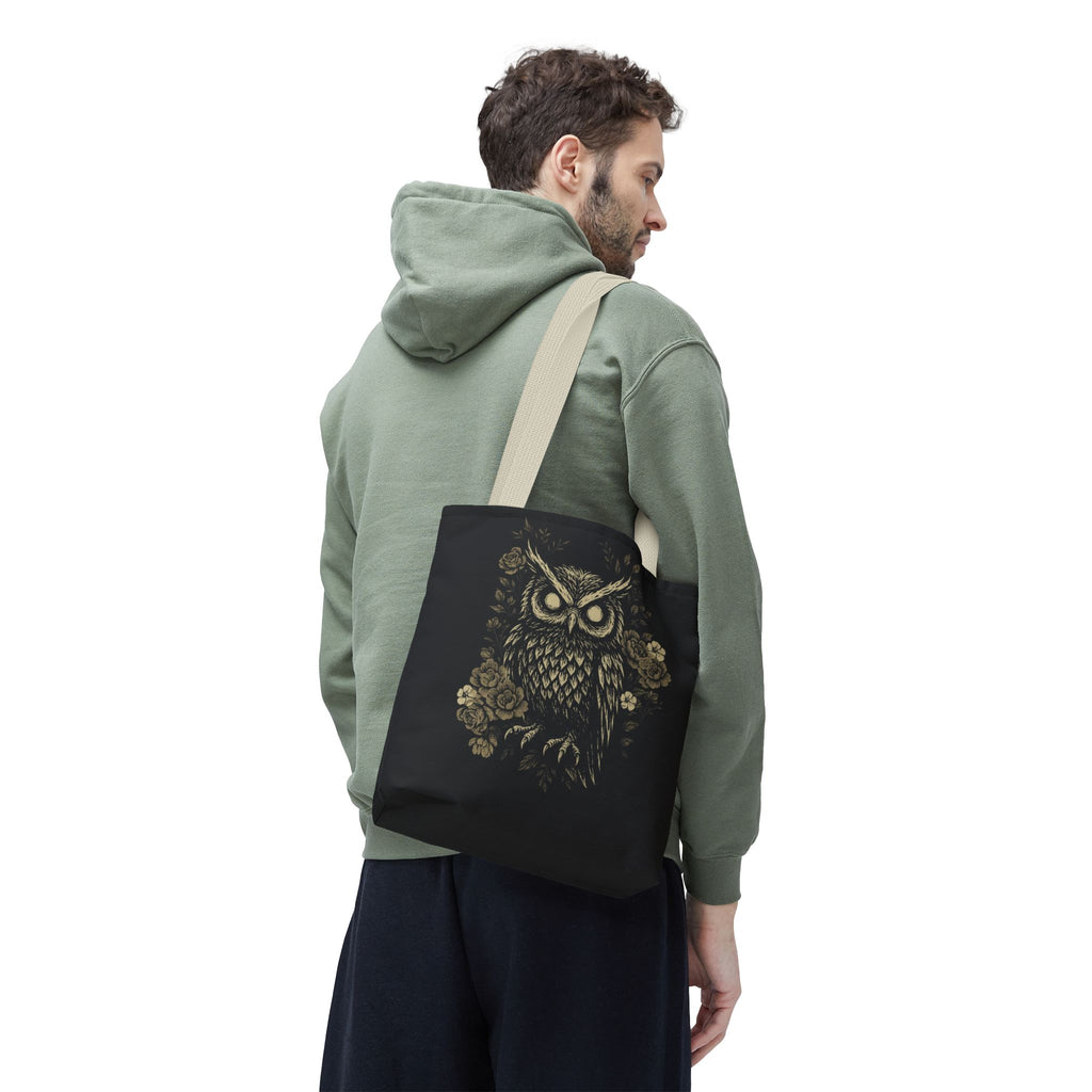 Owl Printed Halloween Tote Bag