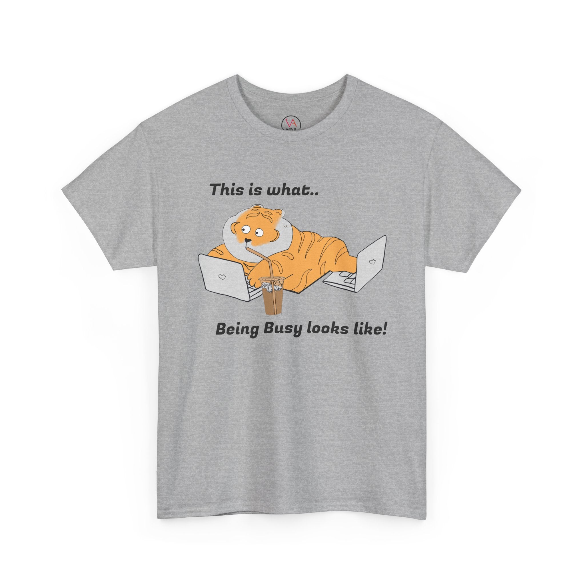 Casual Graphic Cotton Tee — Fun 100% Cotton T-Shirt