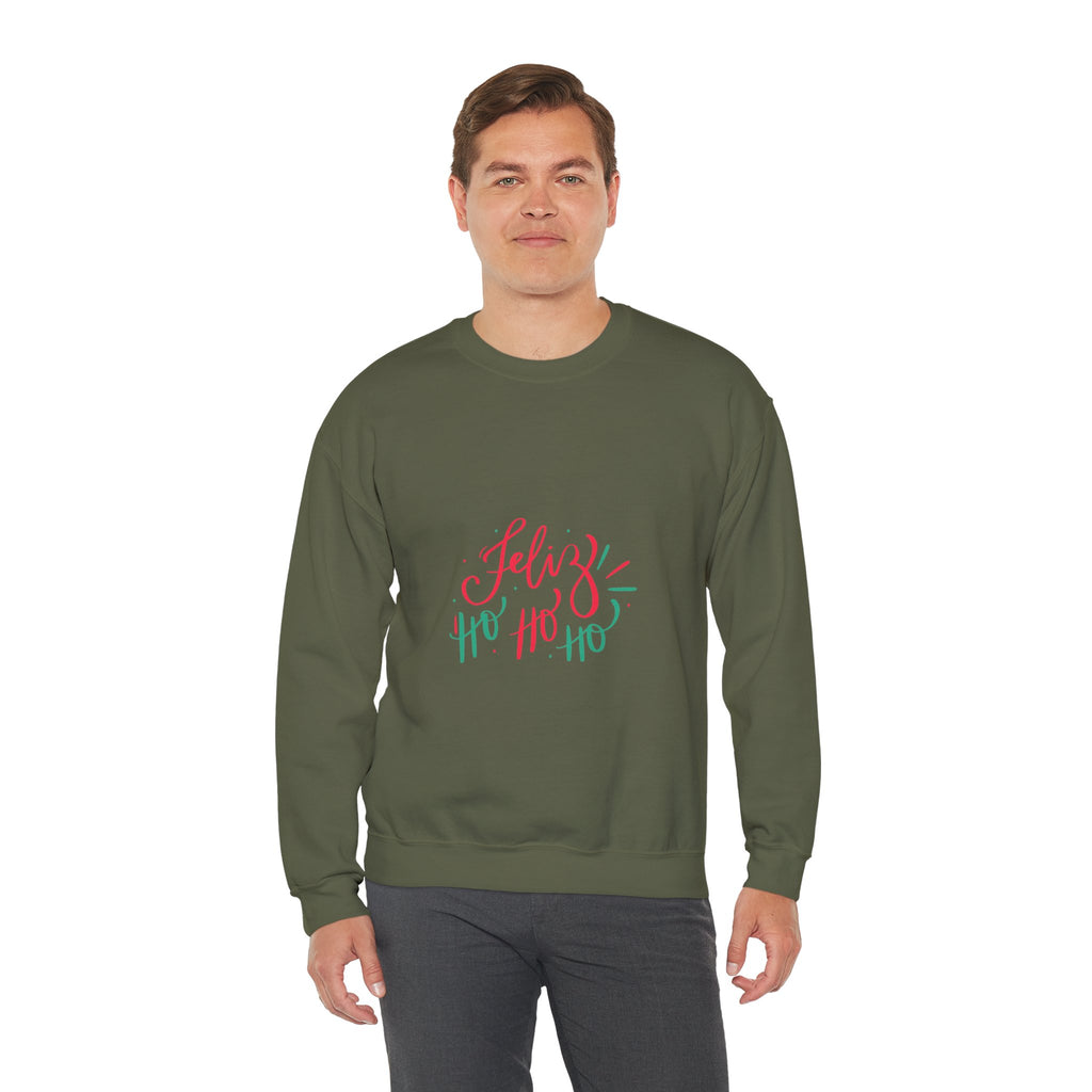Christmas Ho Ho Ho Crewneck Sweatshirt — Festive Holiday Sweatshirt