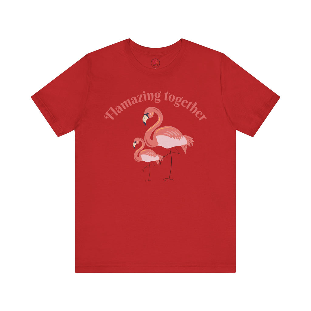 Flamingo Printed Unisex 100% Cotton T-Shirt