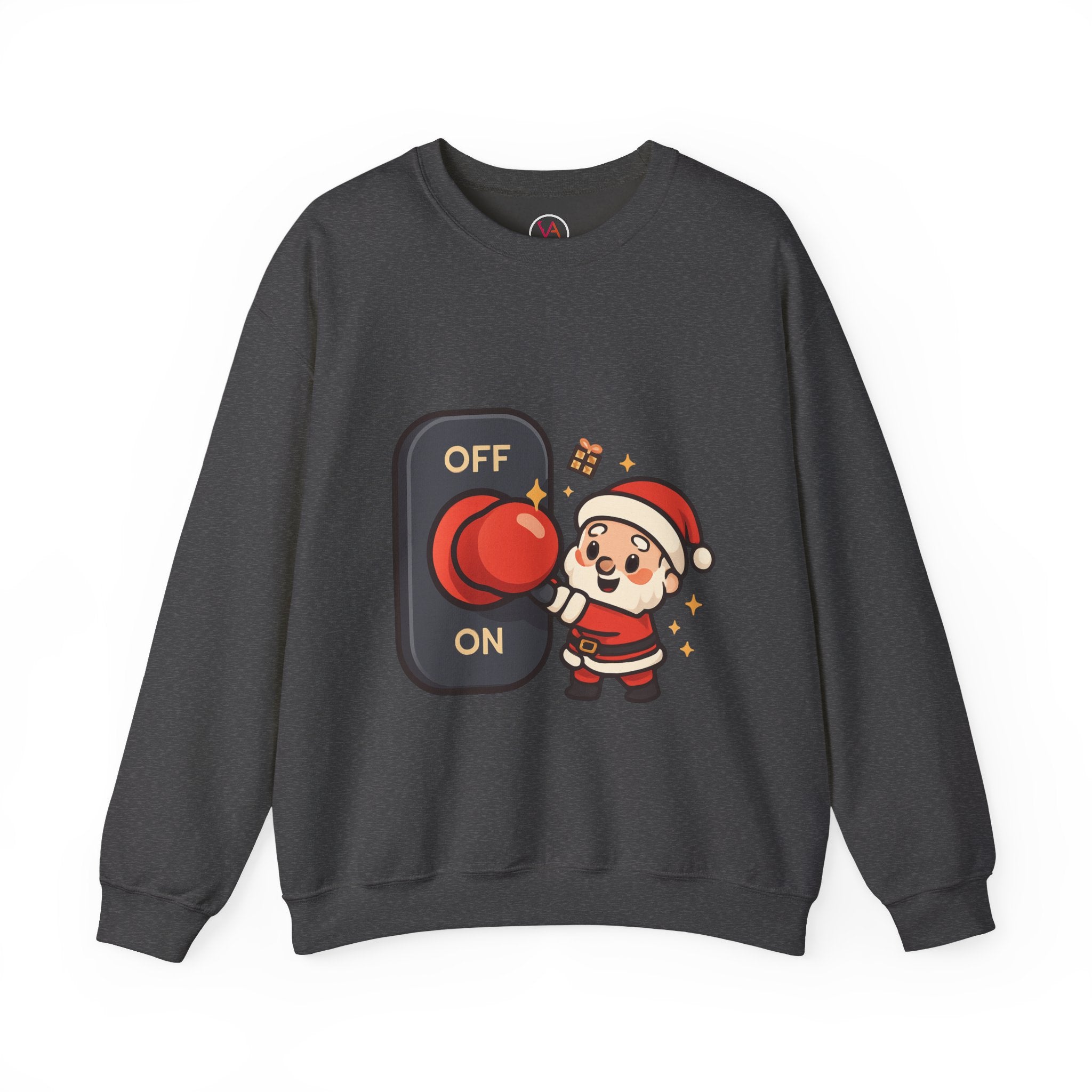 Santa’s Magic Button Holiday Sweatshirt