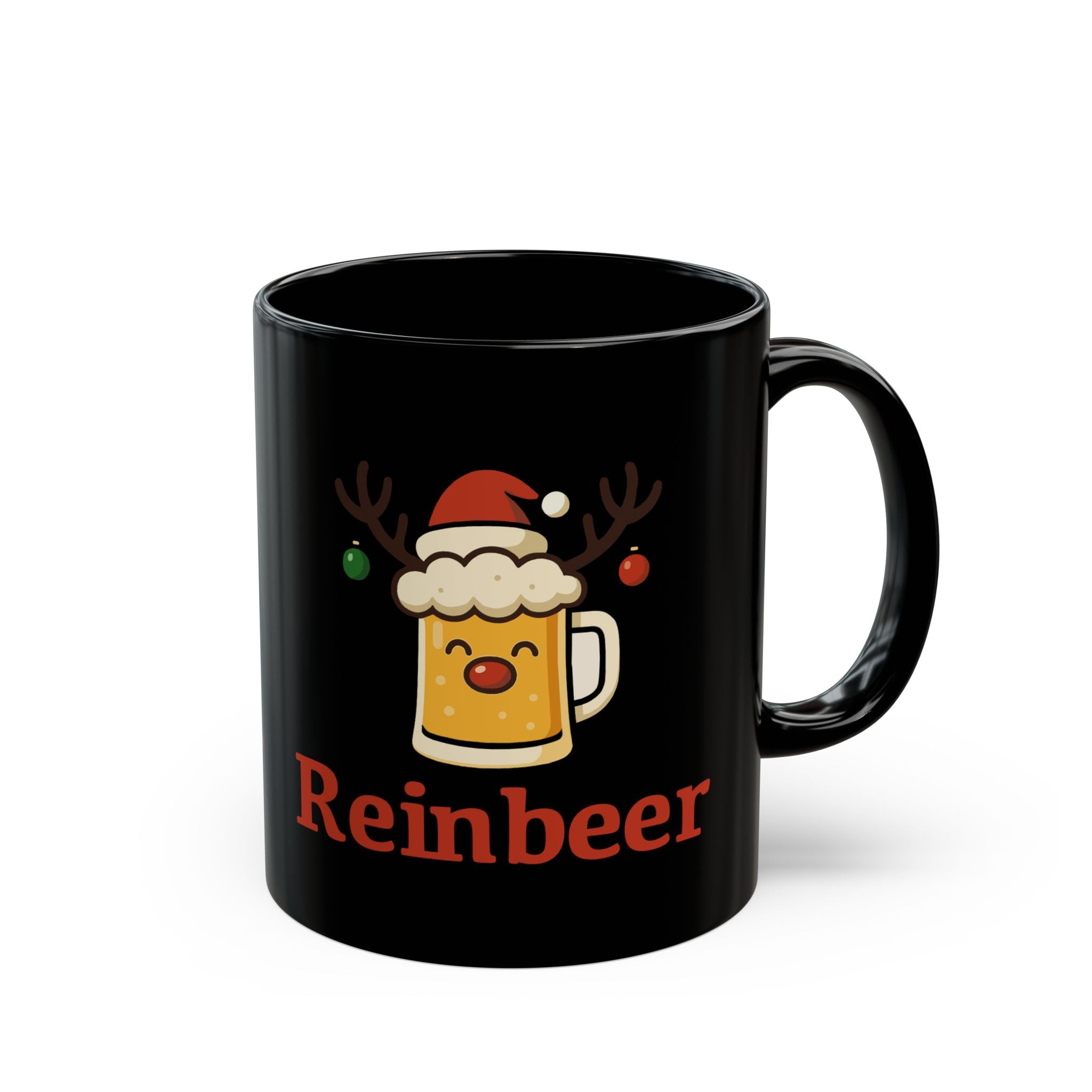 Reinbeer Christmas Mug — Funny Holiday Beer Mug (11oz & 15oz)