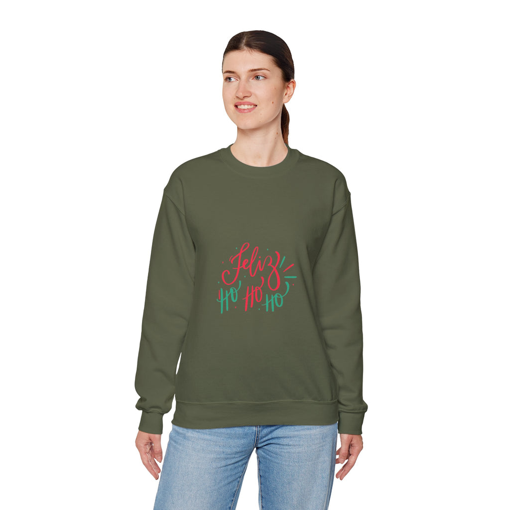 Christmas Ho Ho Ho Crewneck Sweatshirt — Festive Holiday Sweatshirt