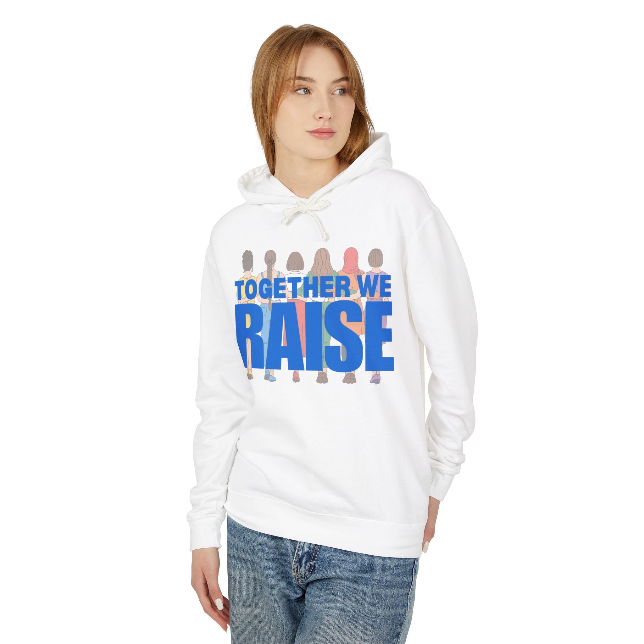 Together We Raise Hoodie — Community & Parenting Support Sweatshirt