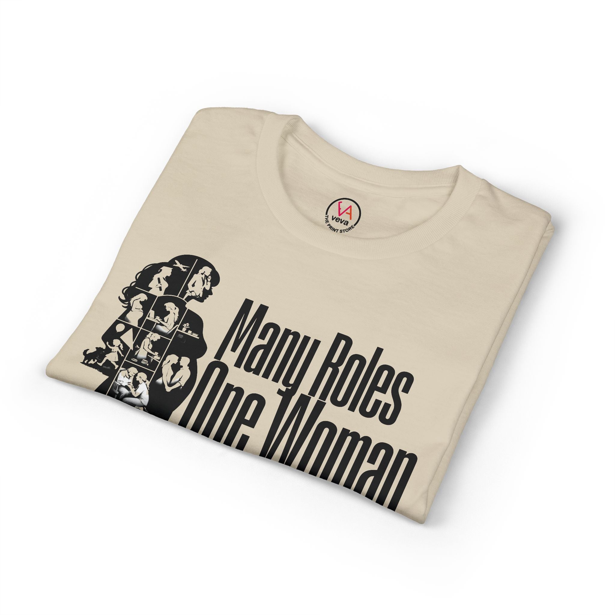 Many Roles, One Woman T-Shirt — Women's Multitasker Pride Tee