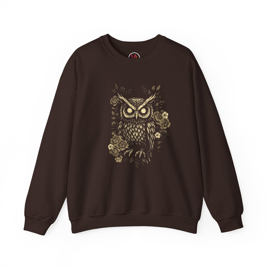 Cozy Unisex Owl Pullover Sweatshirt