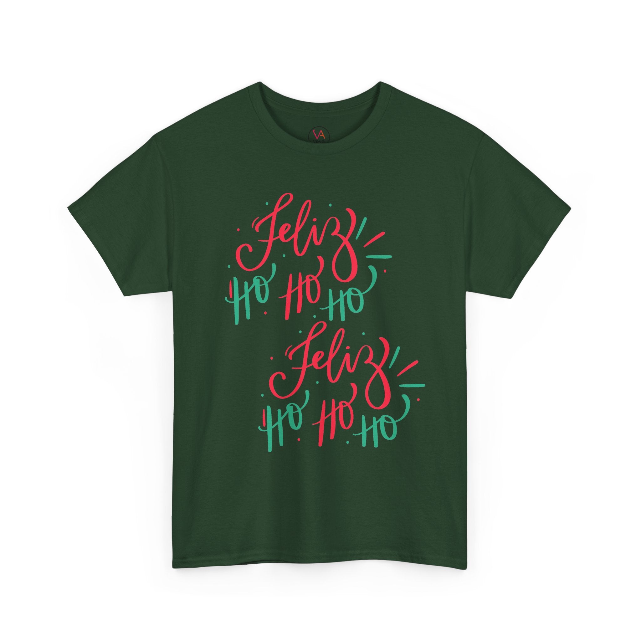 Feliz Ho Ho Ho Christmas T-Shirt – Festive Spanish Holiday Tee
