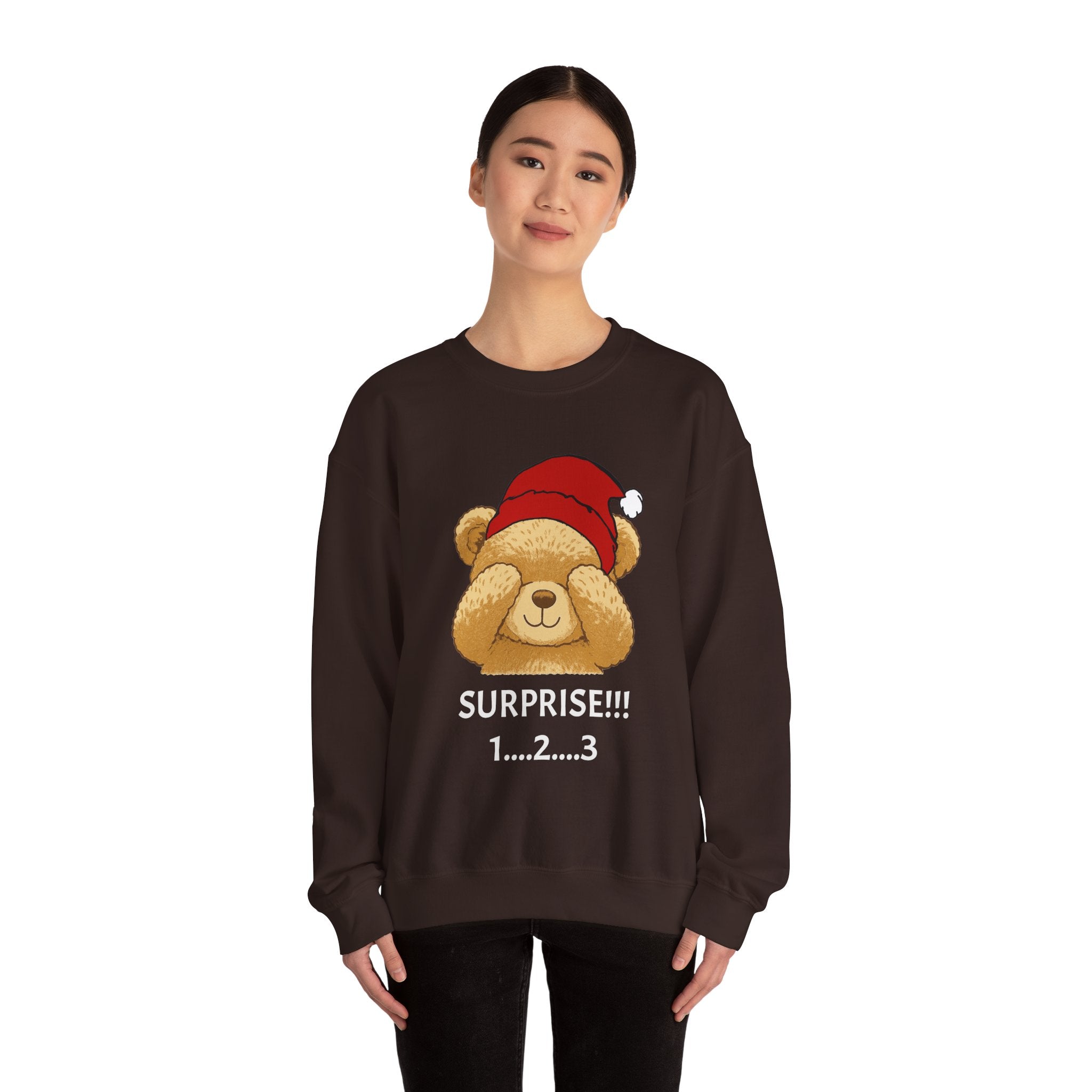 Surprise Bear Christmas Sweatshirt