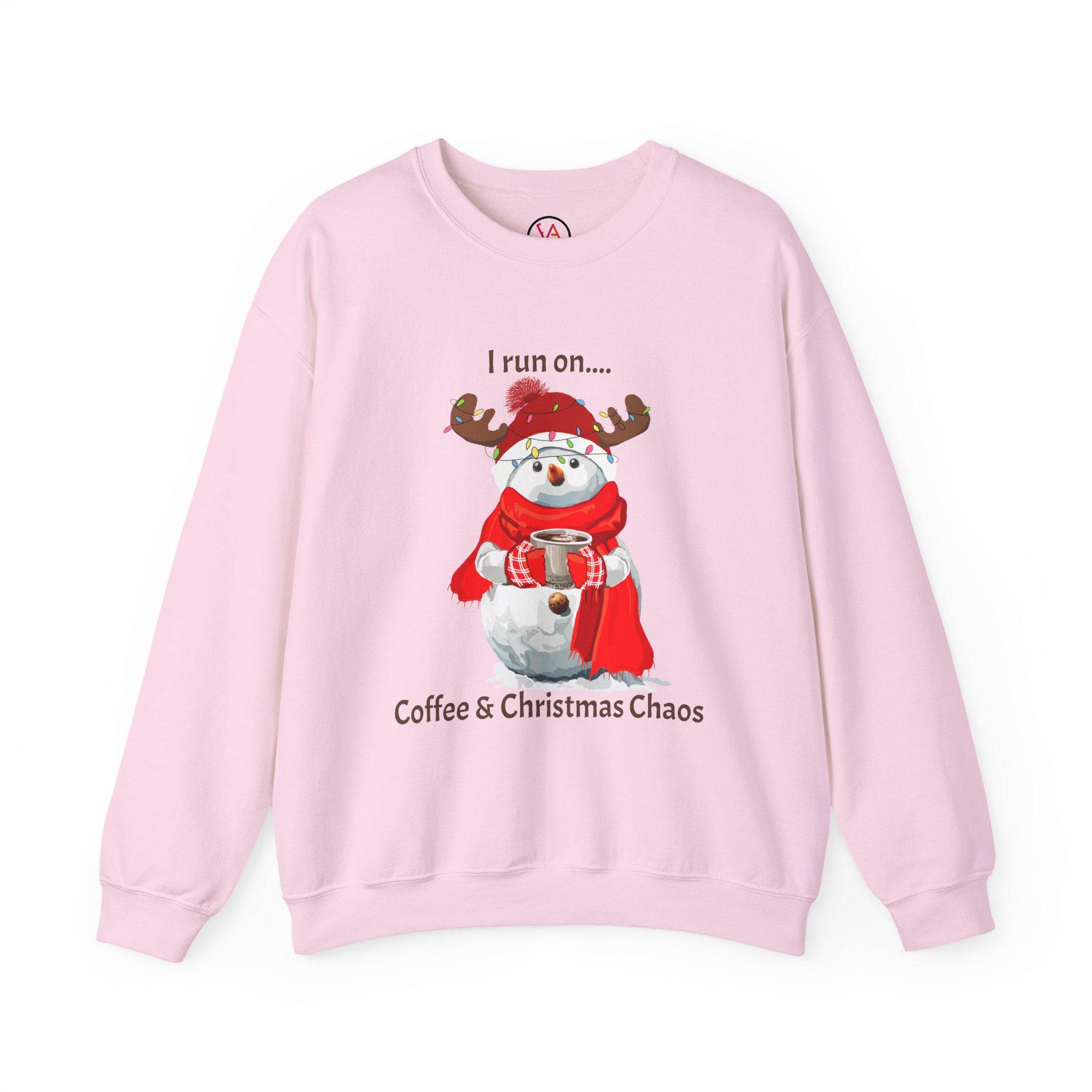 Coffee & Christmas Chaos Snowman Sweatshirt