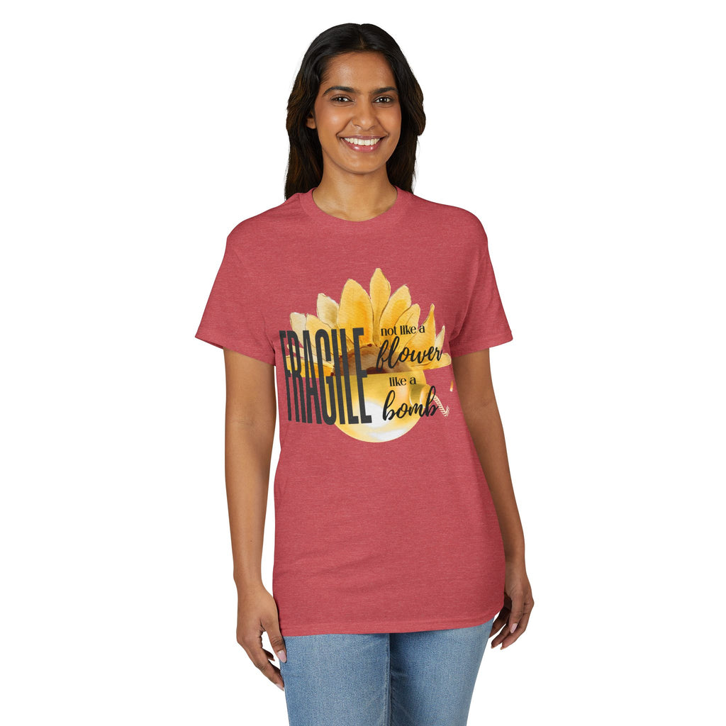 Fragile — Not Like a Flower, Like a Bomb T-Shirt