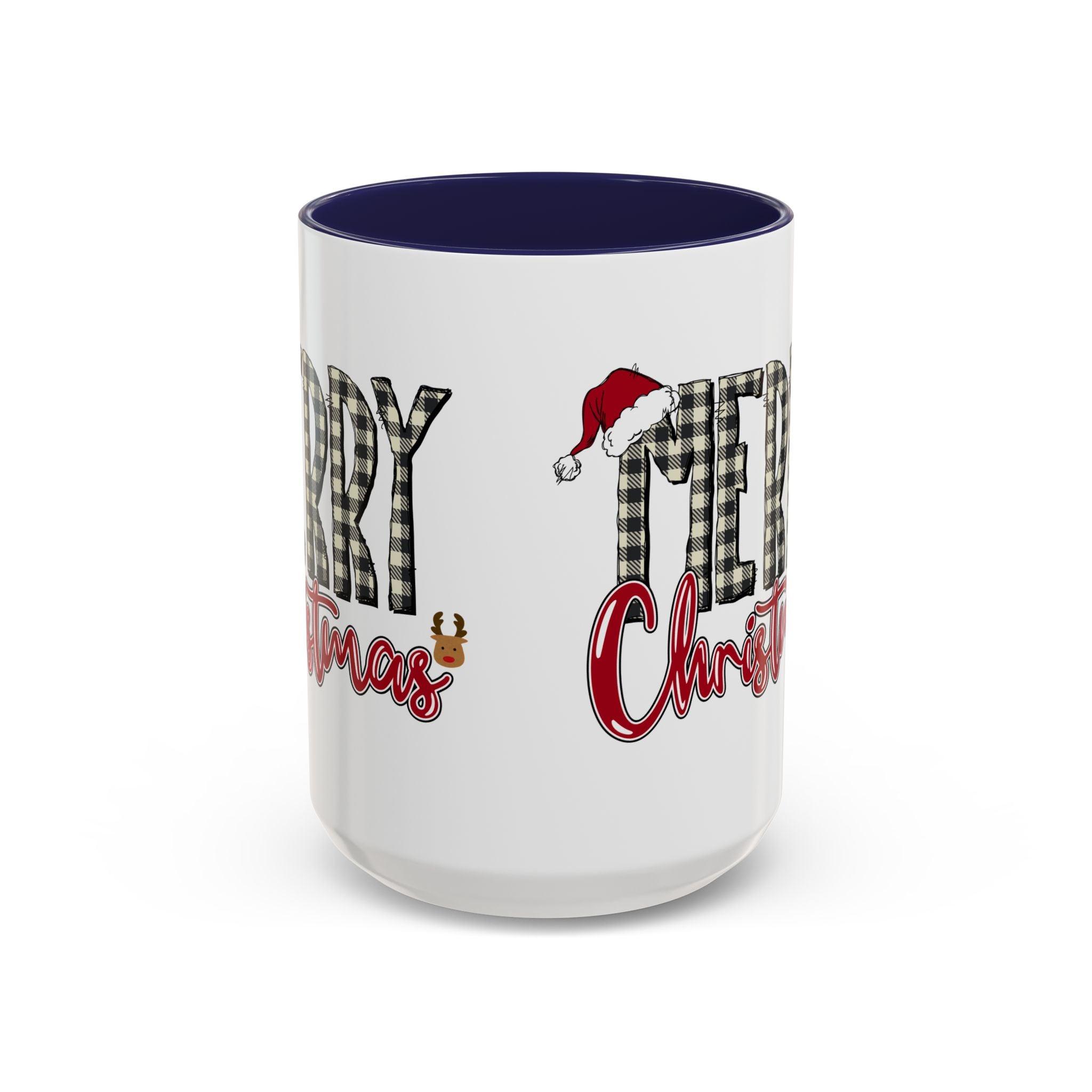 Merry Christmas Plaid Accent Coffee Mug (11/15oz)