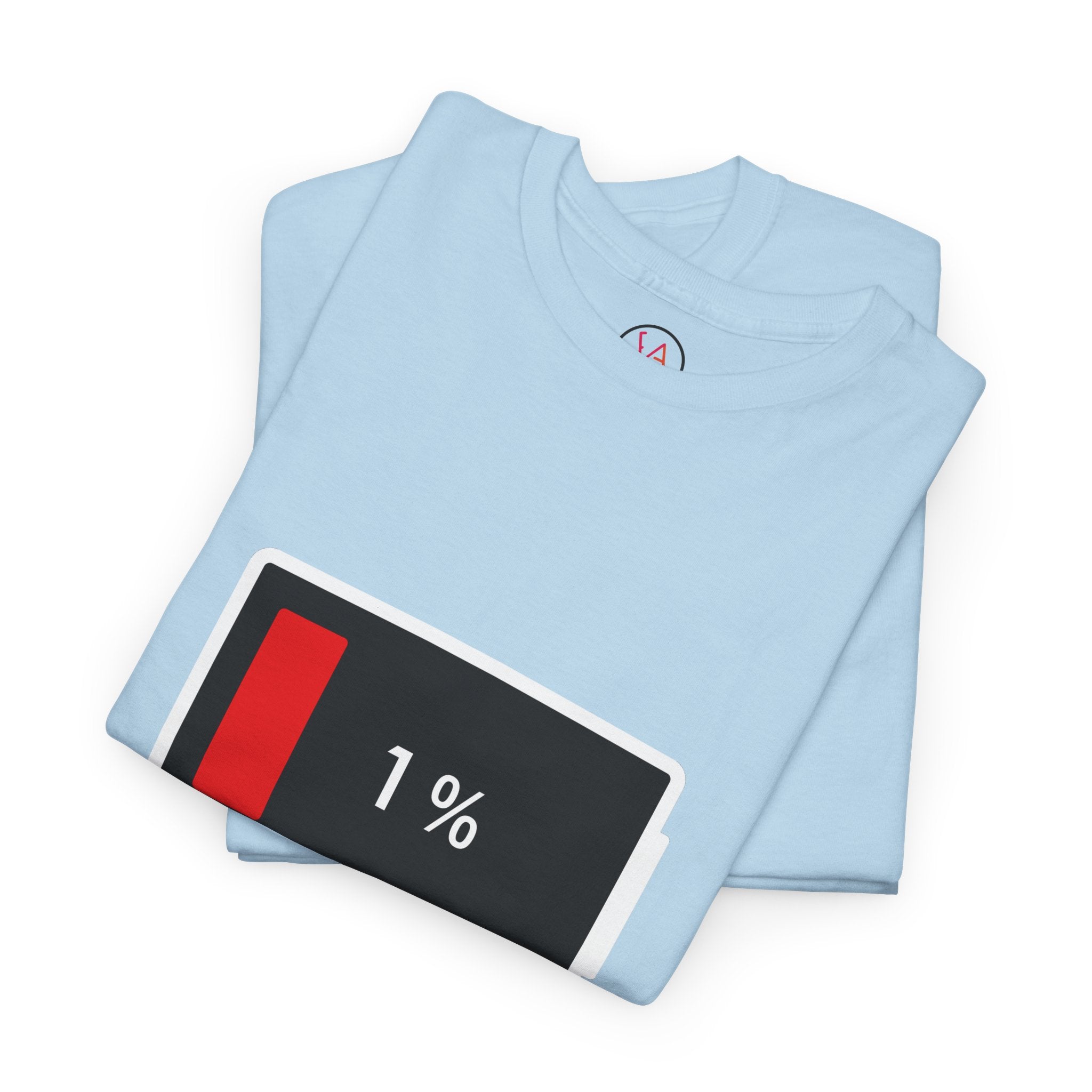 Low Battery Icon Unisex Cotton T-Shirt