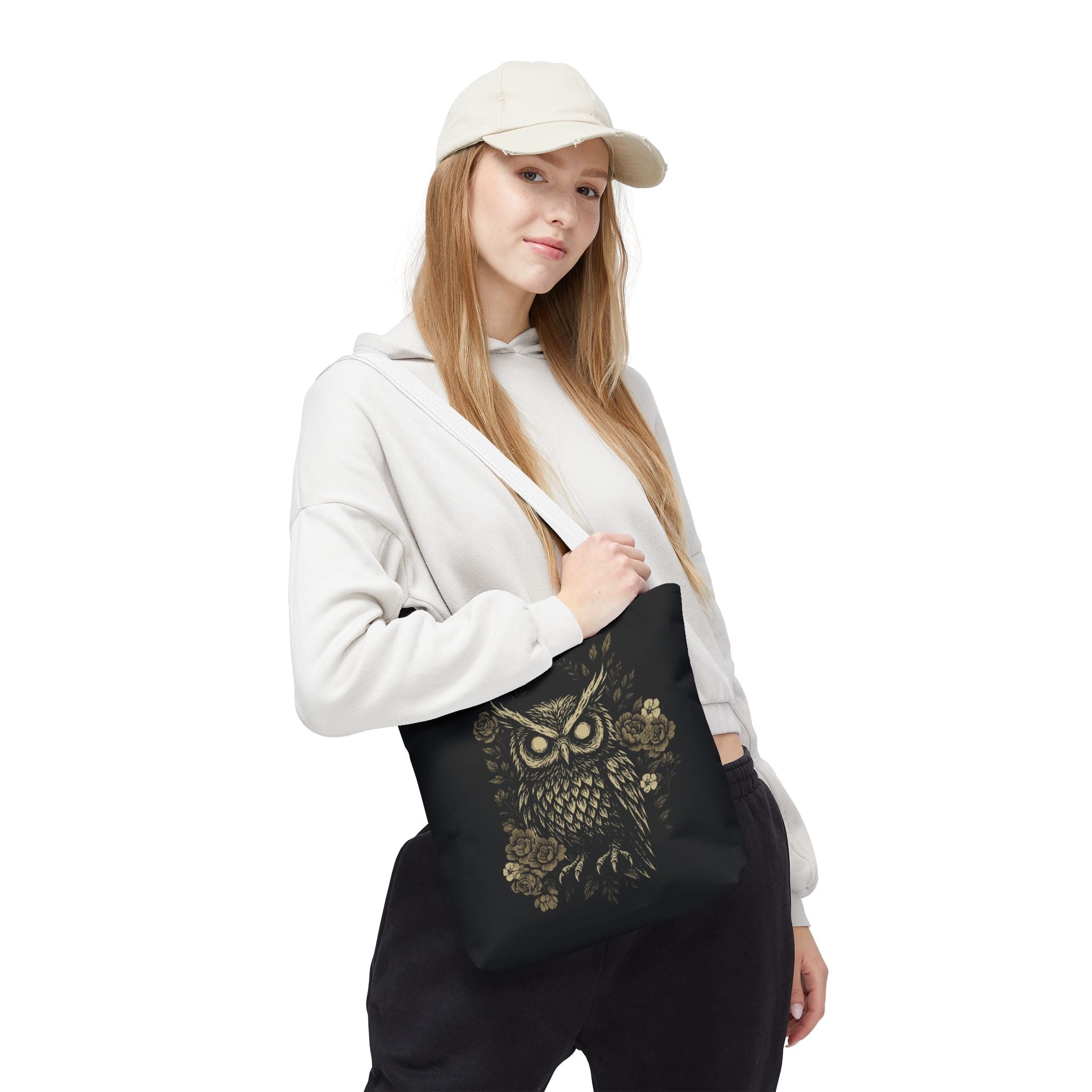 Owl Printed Halloween Tote Bag