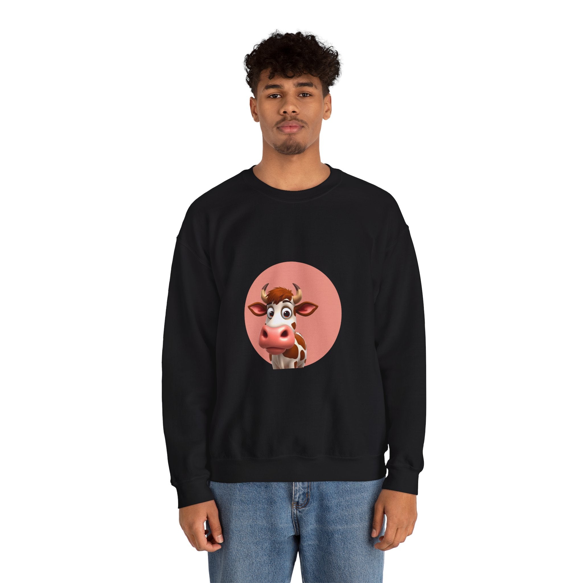 Cute Cow Sweatshirt Unisex