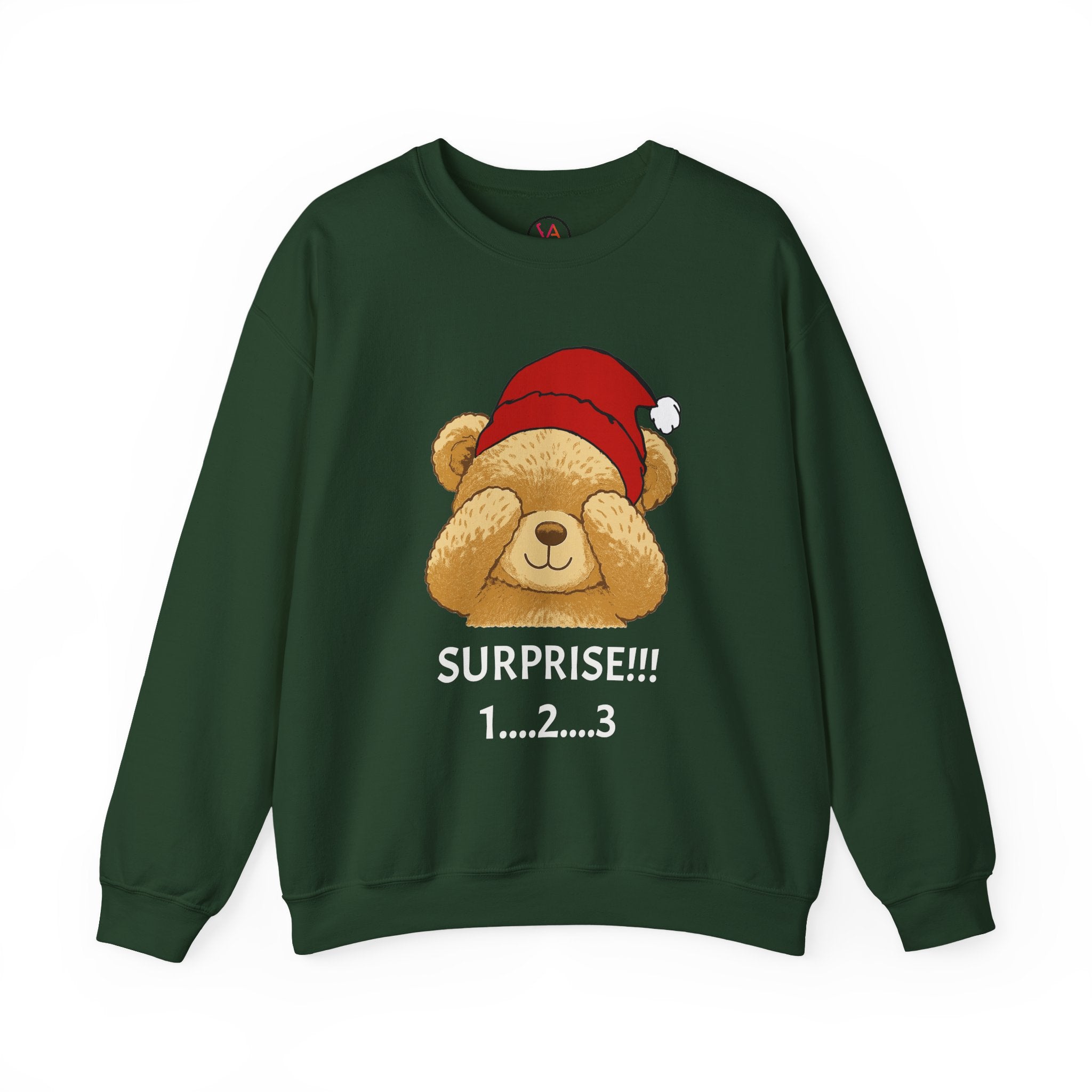 Surprise Bear Christmas Sweatshirt