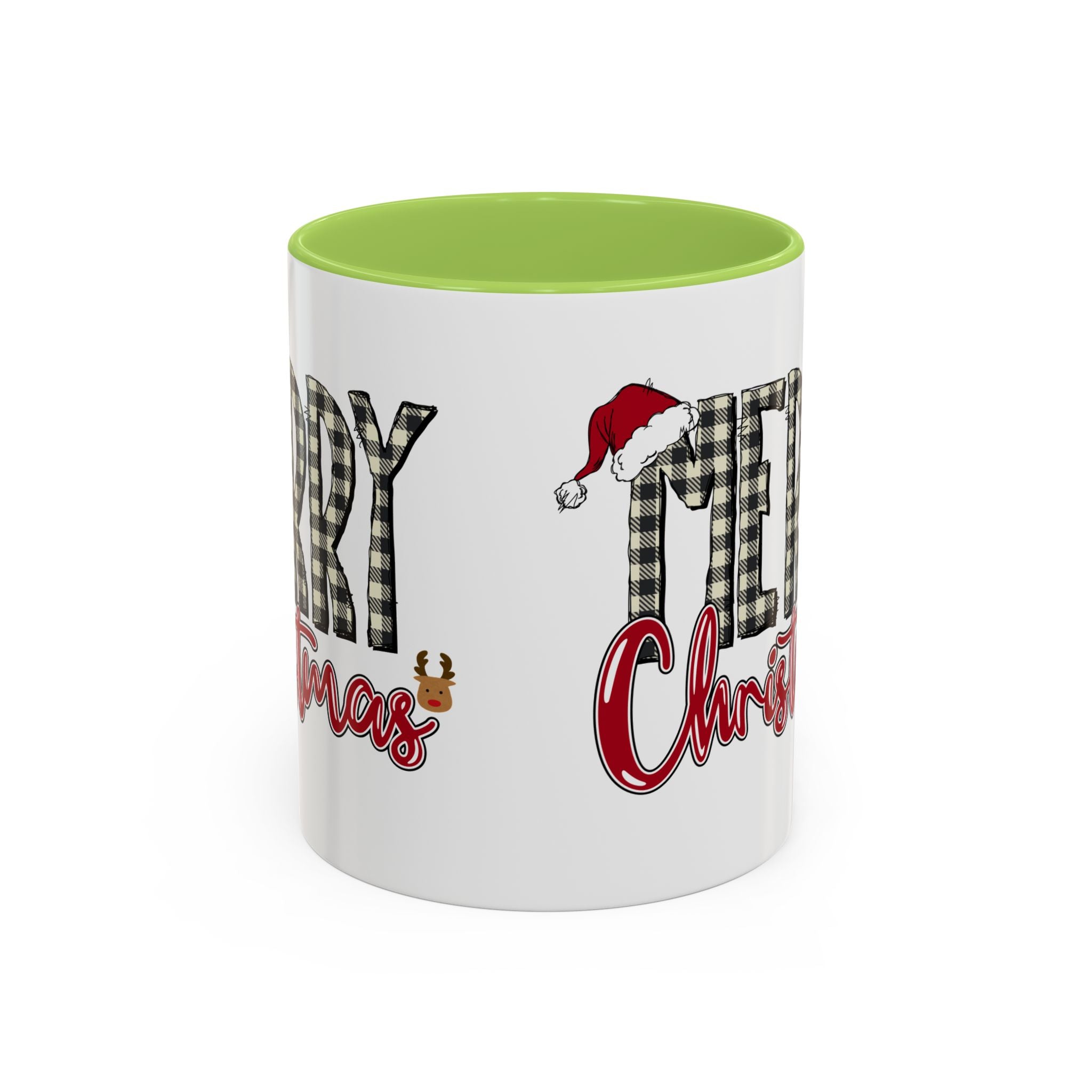 Merry Christmas Plaid Accent Coffee Mug (11/15oz)