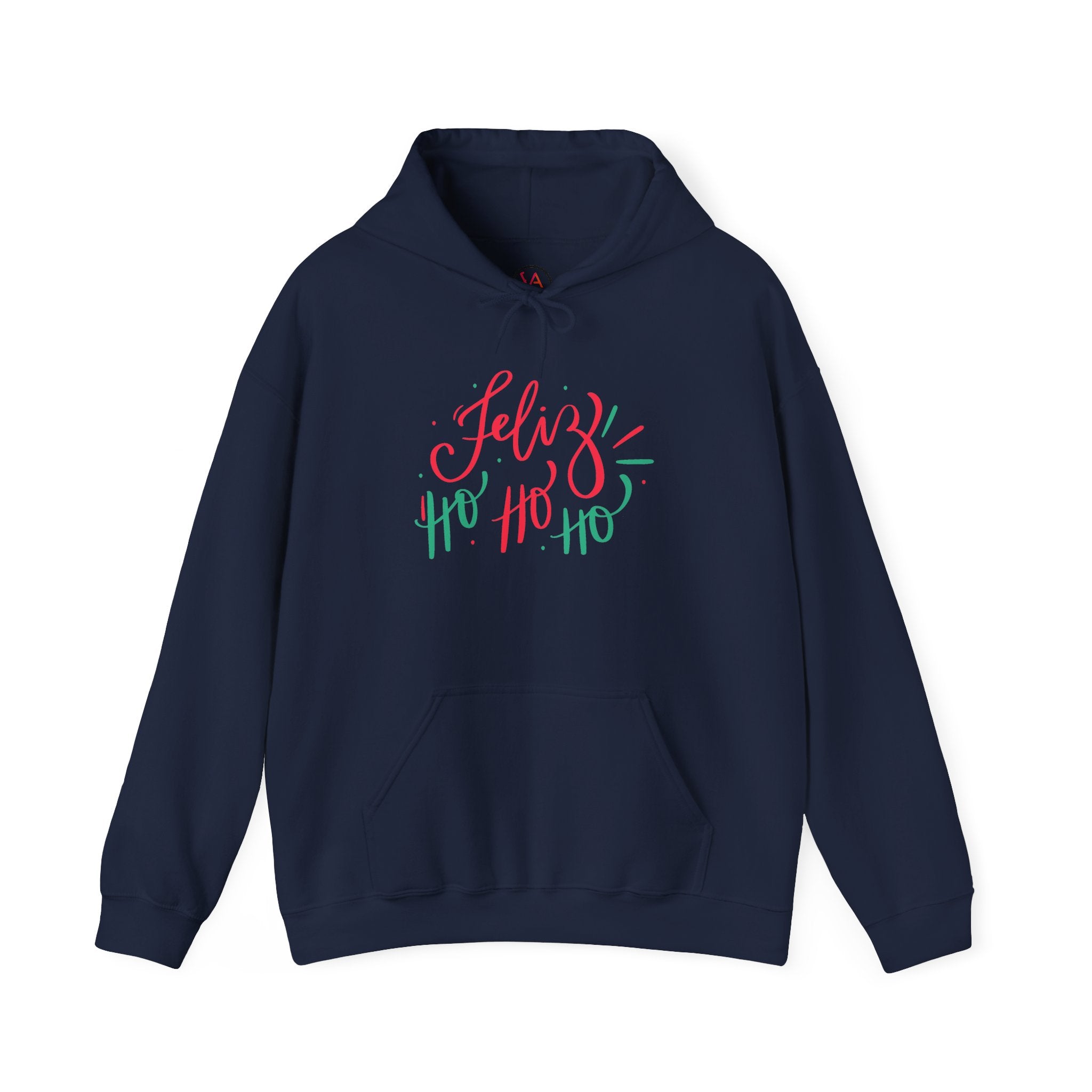 Feliz Ho Ho Ho Holiday Hoodie — Festive Spanish Christmas Sweatshirt