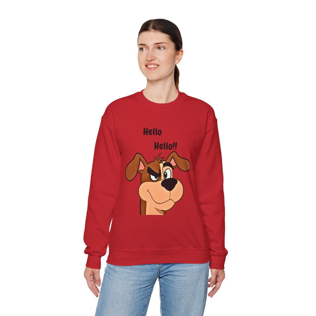 Funny Dog Graphic Crewneck Sweatshirt | Unisex