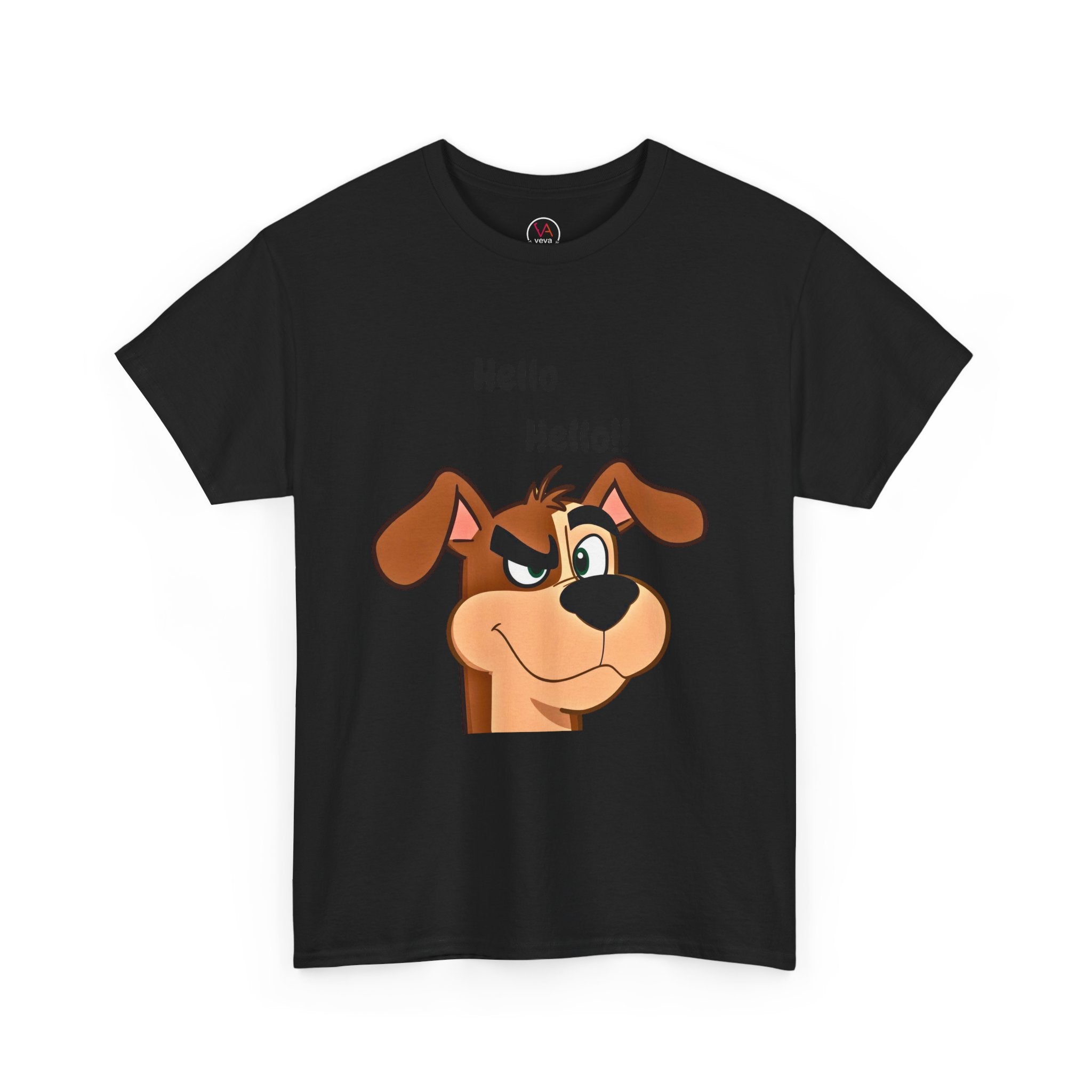 Hello Hello! Smirking Dog Unisex T-Shirt