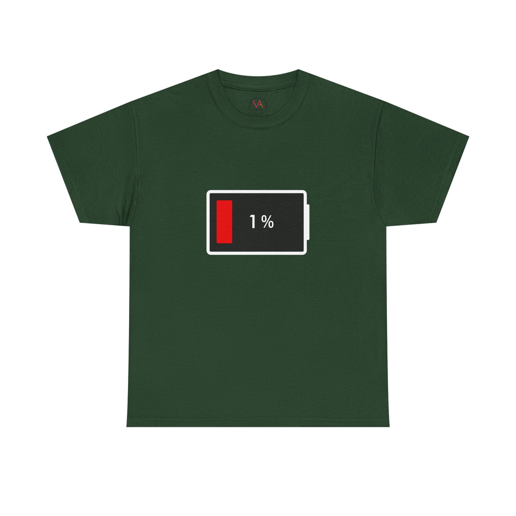 Low Battery Icon Unisex Cotton T-Shirt