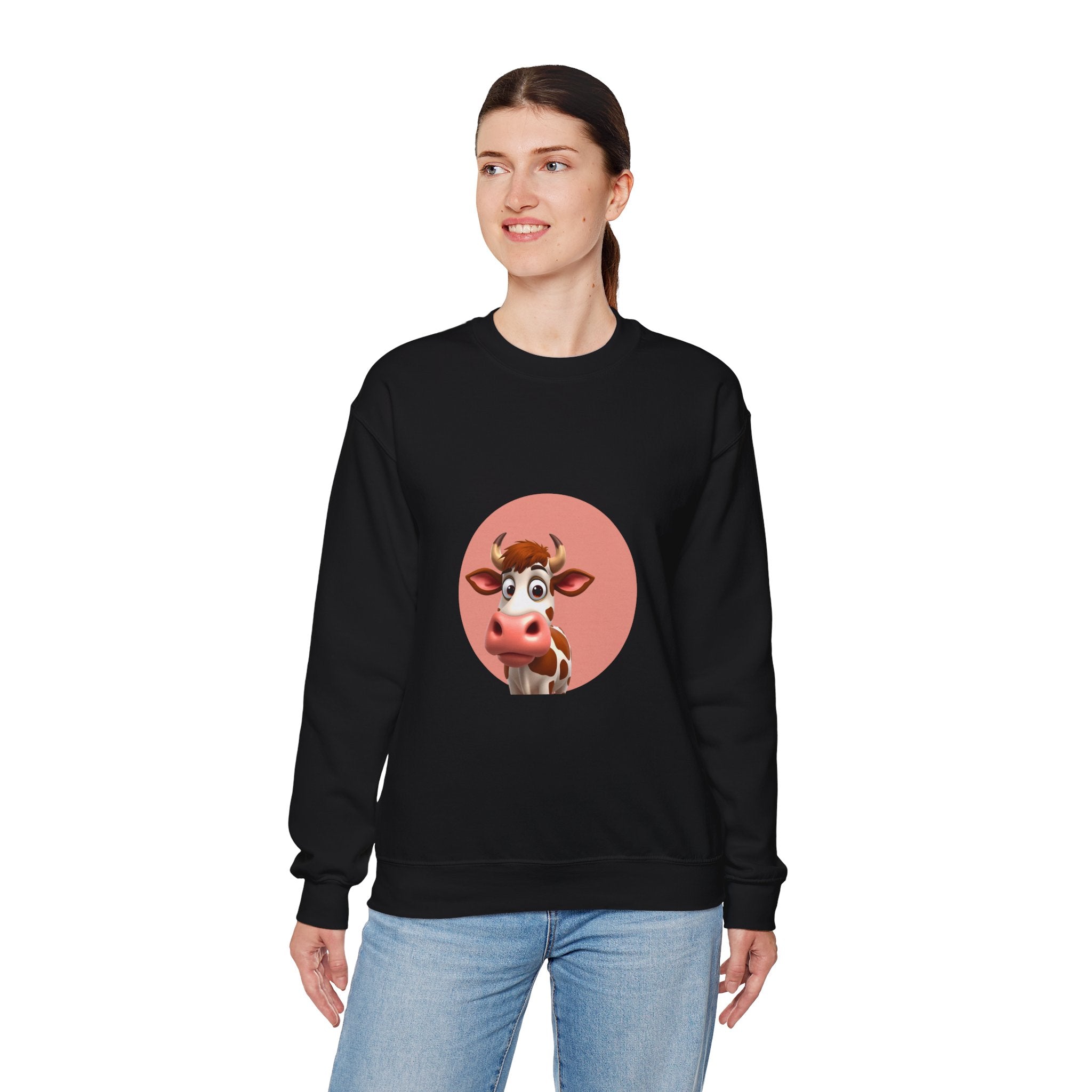 Cute Cow Sweatshirt Unisex