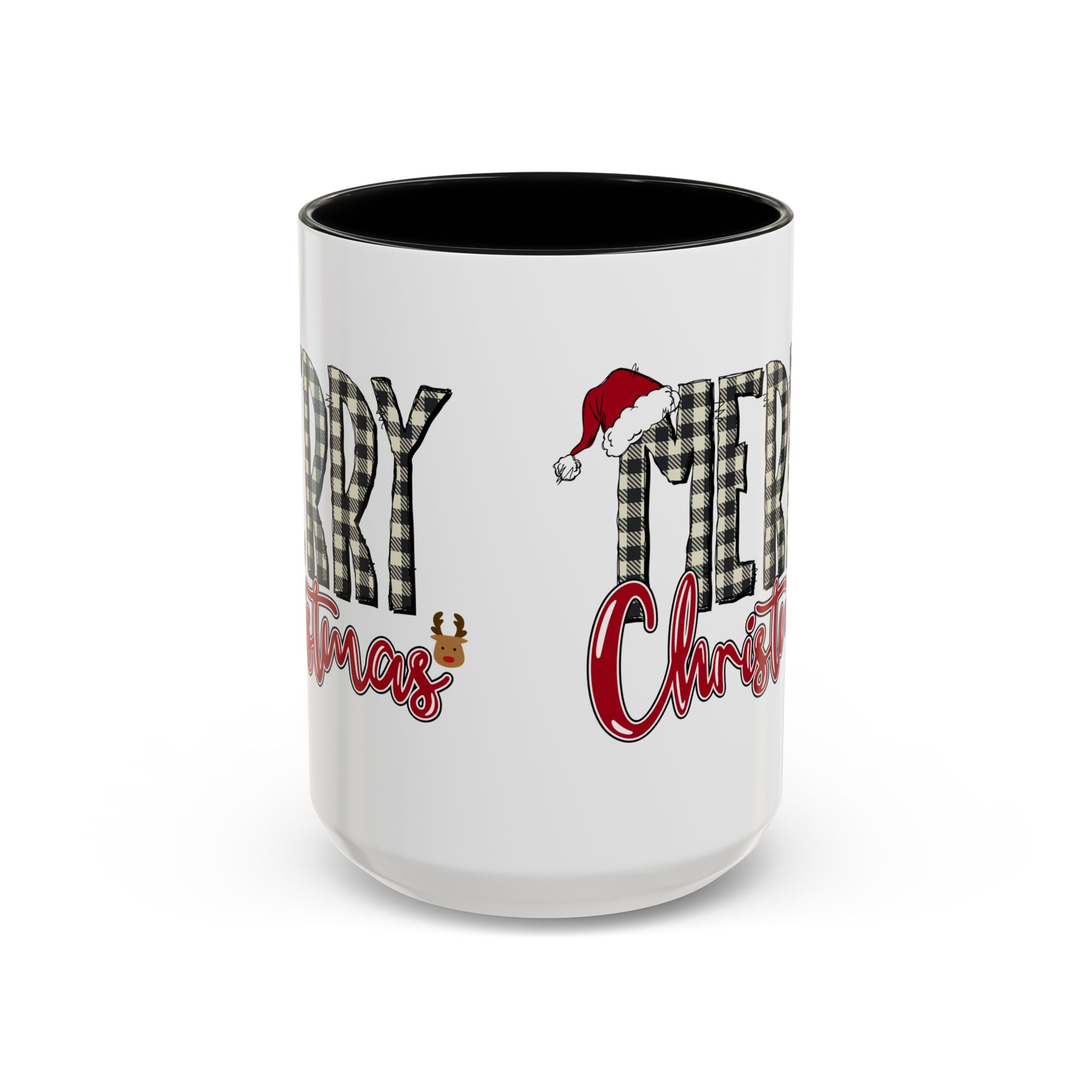 Merry Christmas Plaid Accent Coffee Mug (11/15oz)
