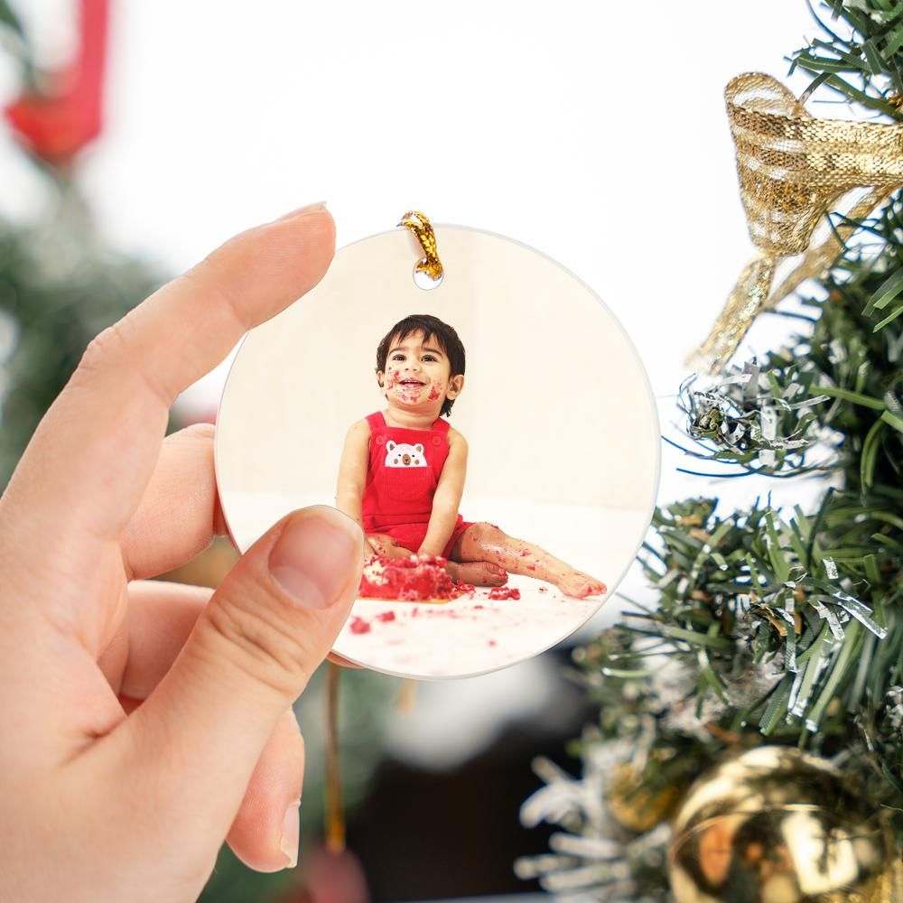 Double the Cheer: Double-Sided Baby Keepsake (Custom Picture, Various Pack Sizes)