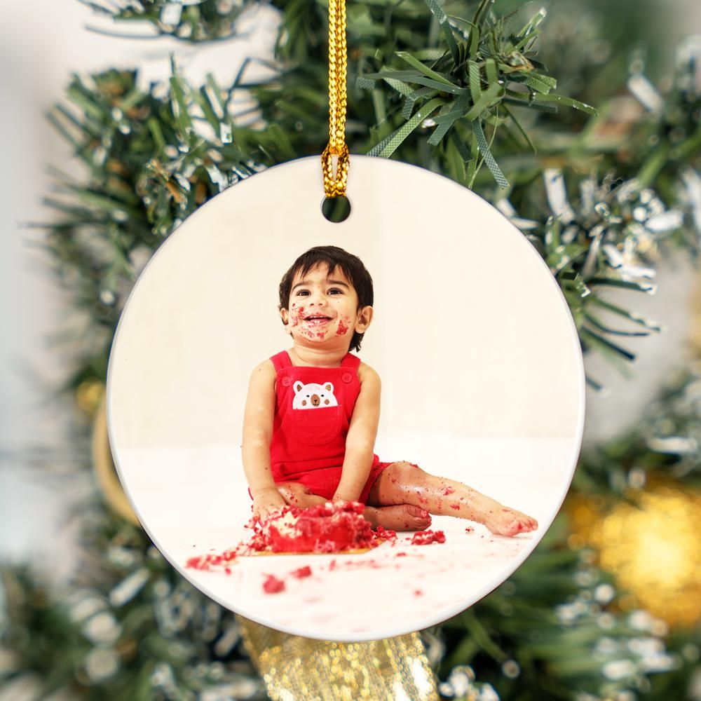 Double the Cheer: Double-Sided Baby Keepsake (Custom Picture, Various Pack Sizes)