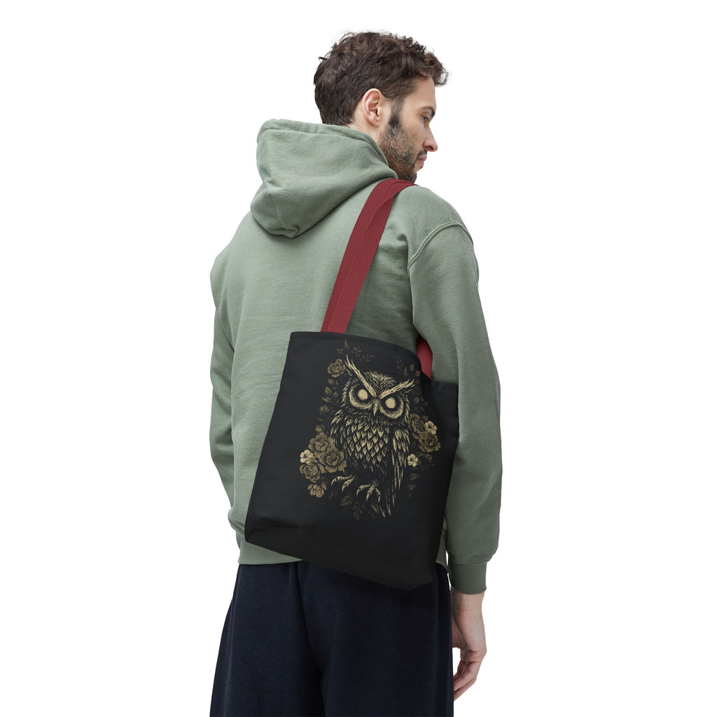Owl Printed Halloween Tote Bag