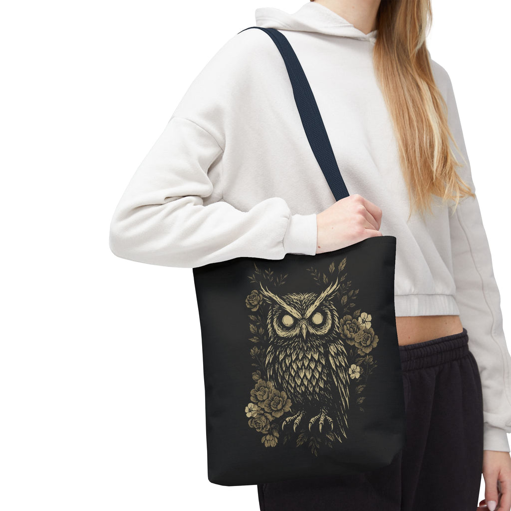 Owl Printed Halloween Tote Bag