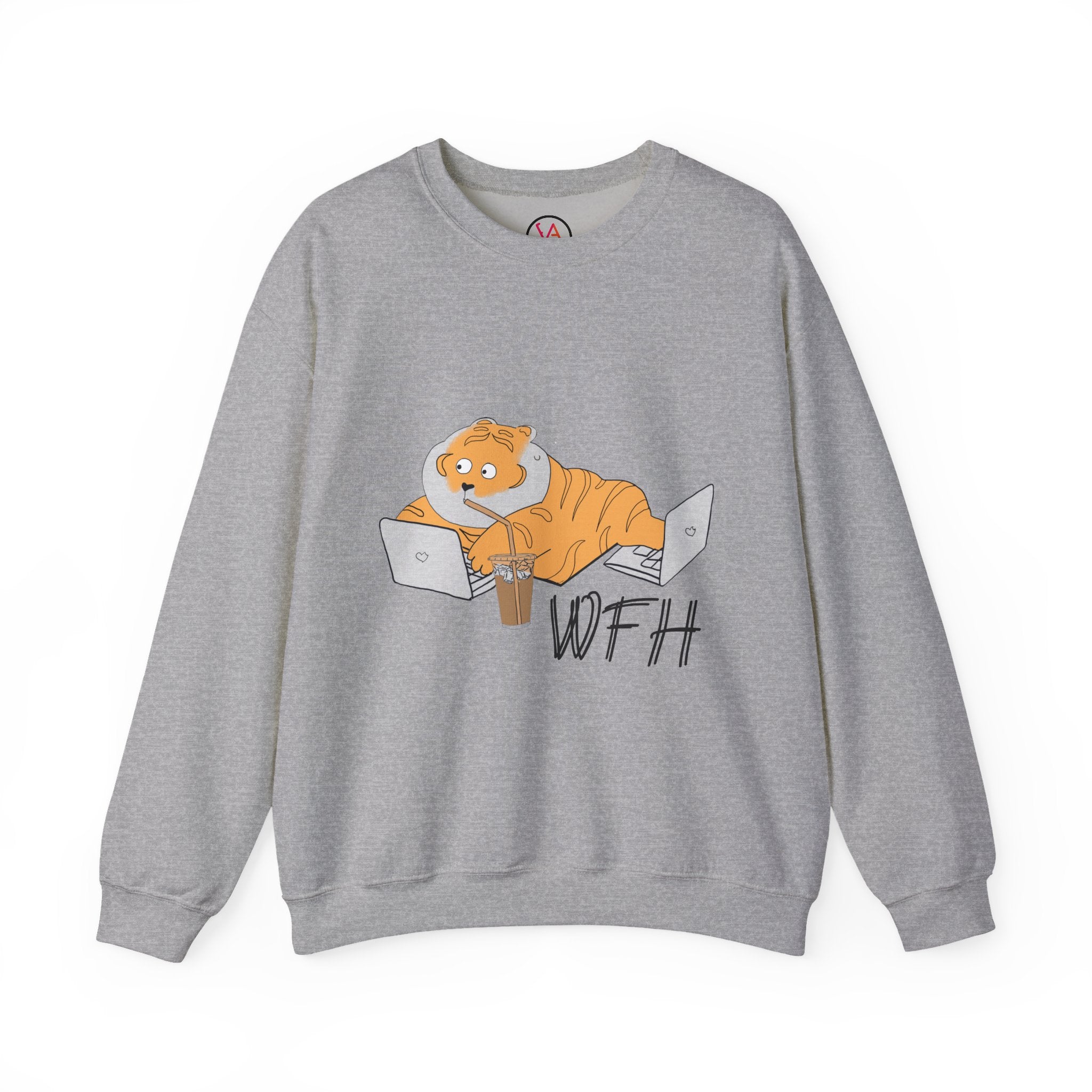 Work From Home Unisex Sweatshirt – Cozy WFH Graphic Print