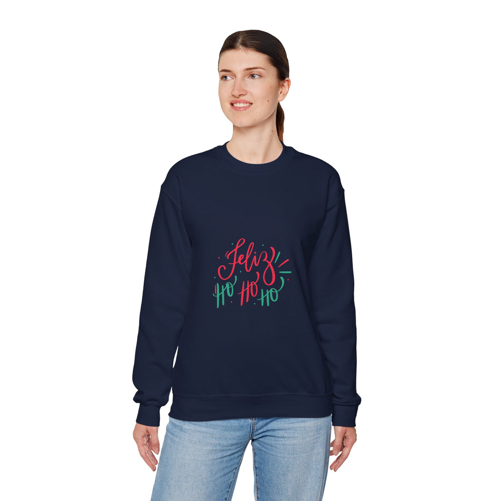 Christmas Ho Ho Ho Crewneck Sweatshirt — Festive Holiday Sweatshirt