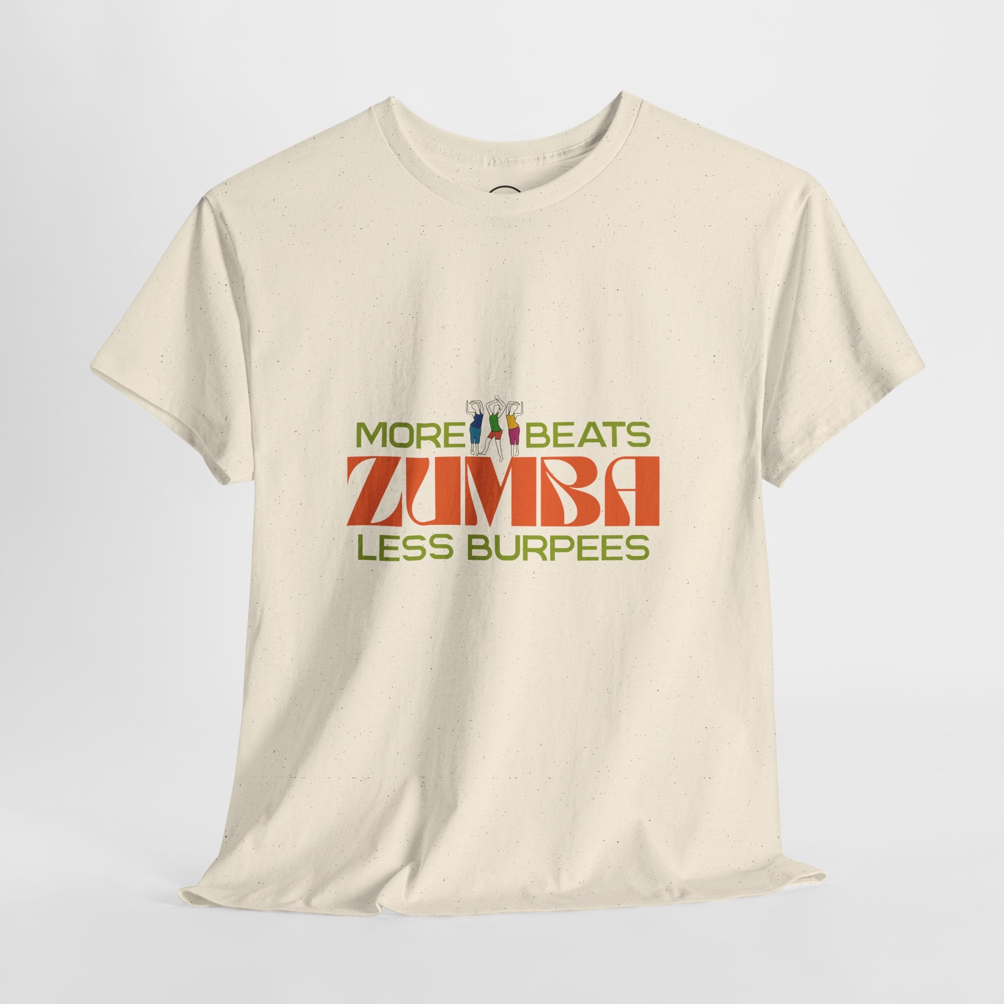 Zumba Tee "More Beats Less Burpees" — Dance Fitness Workout Unisex T-Shirt