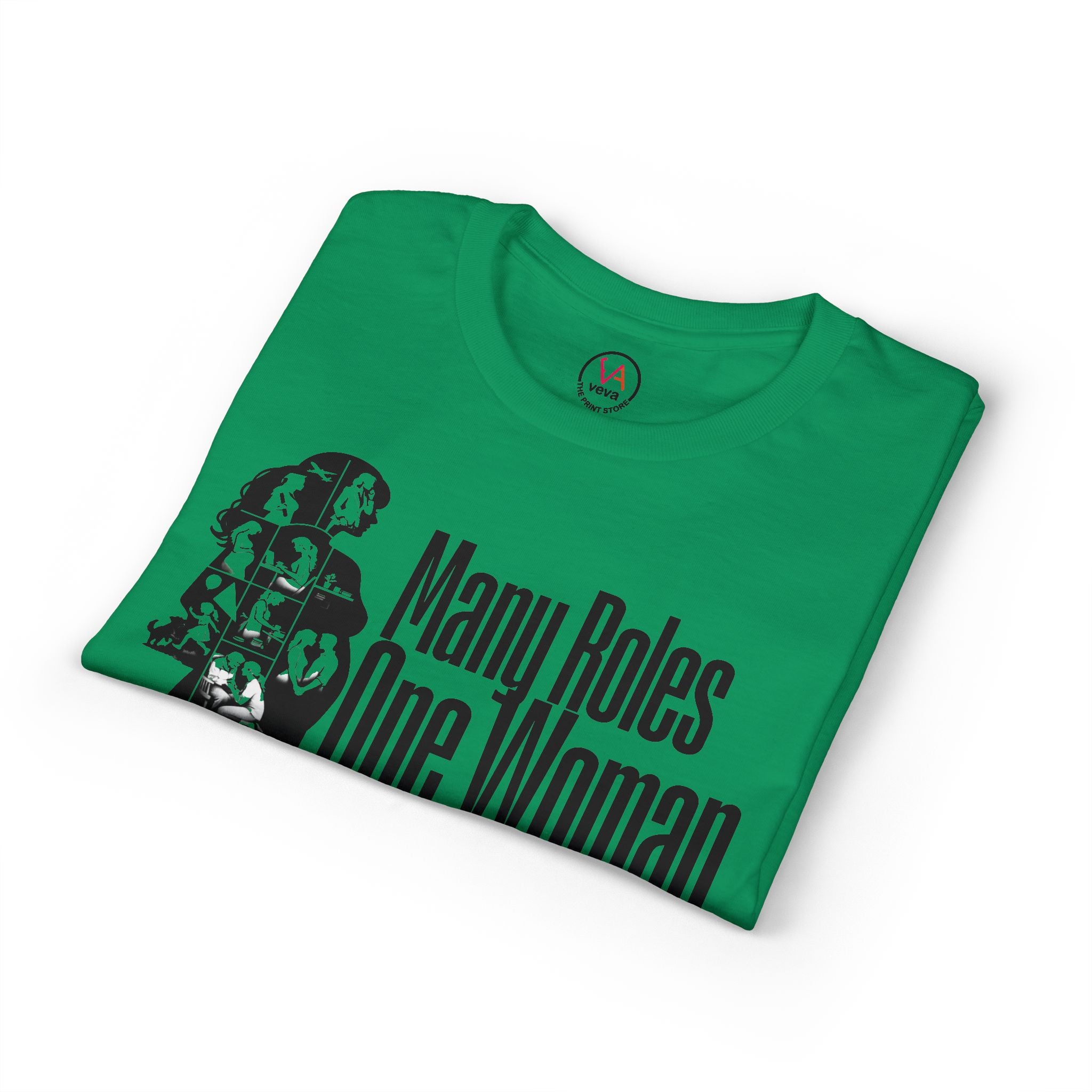 Many Roles, One Woman T-Shirt — Women's Multitasker Pride Tee