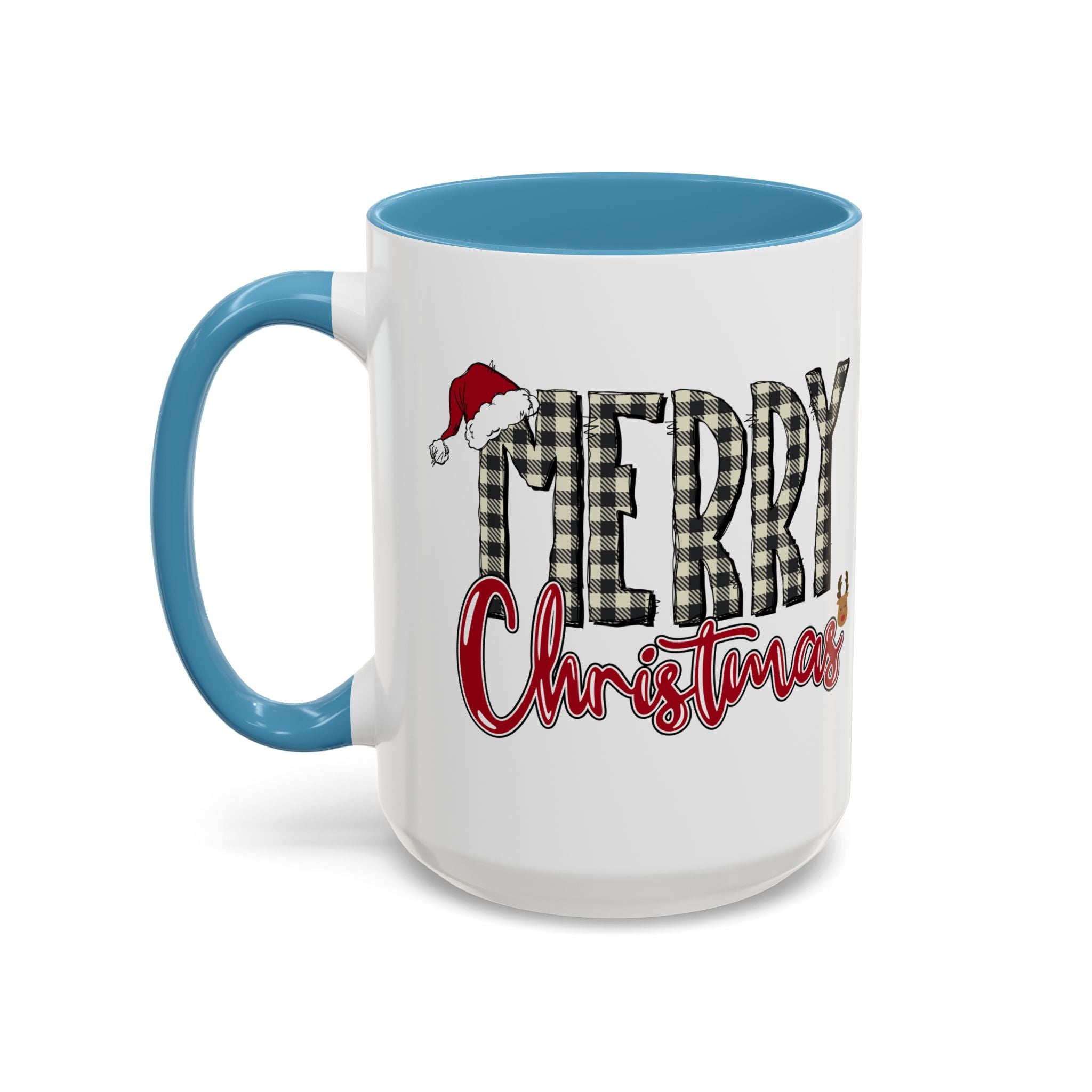 Merry Christmas Plaid Accent Coffee Mug (11/15oz)