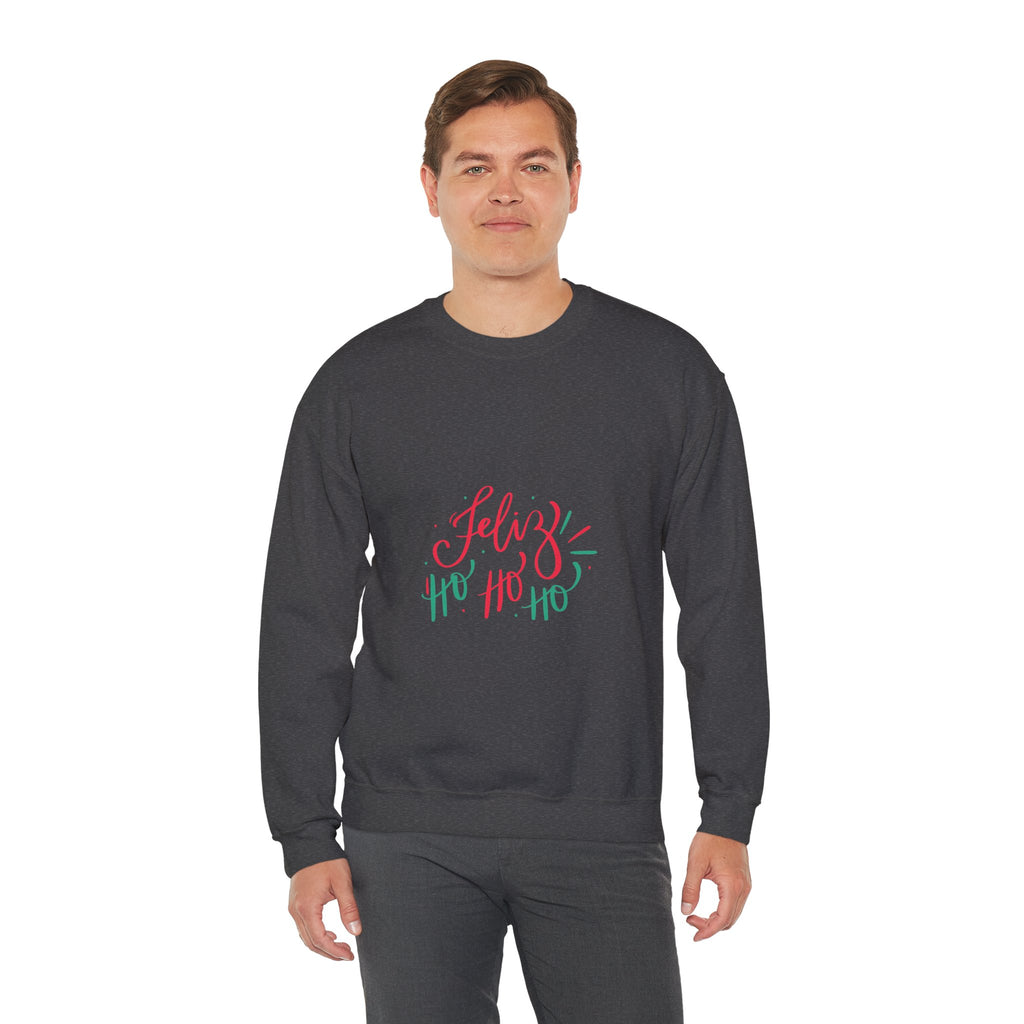 Christmas Ho Ho Ho Crewneck Sweatshirt — Festive Holiday Sweatshirt
