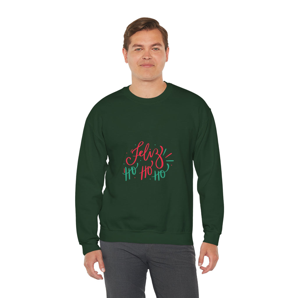 Christmas Ho Ho Ho Crewneck Sweatshirt — Festive Holiday Sweatshirt